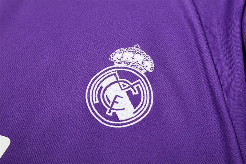 Real Madrid 16/17 half zipper Training Purple