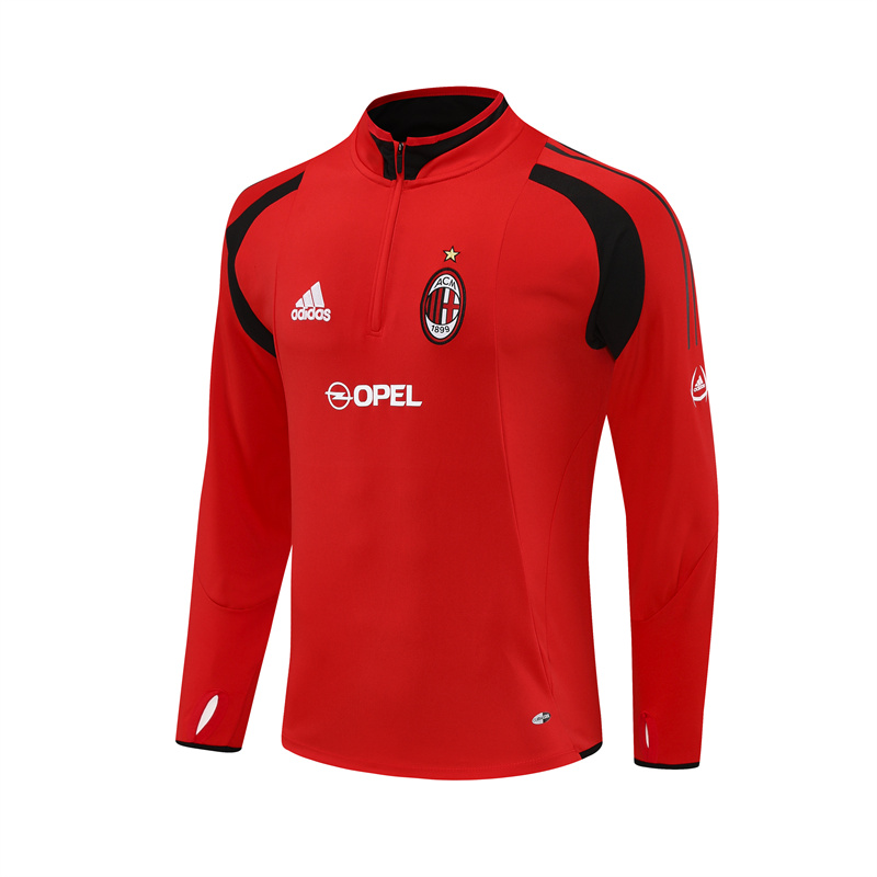 AC Milan 04/05 half zipper Training Red