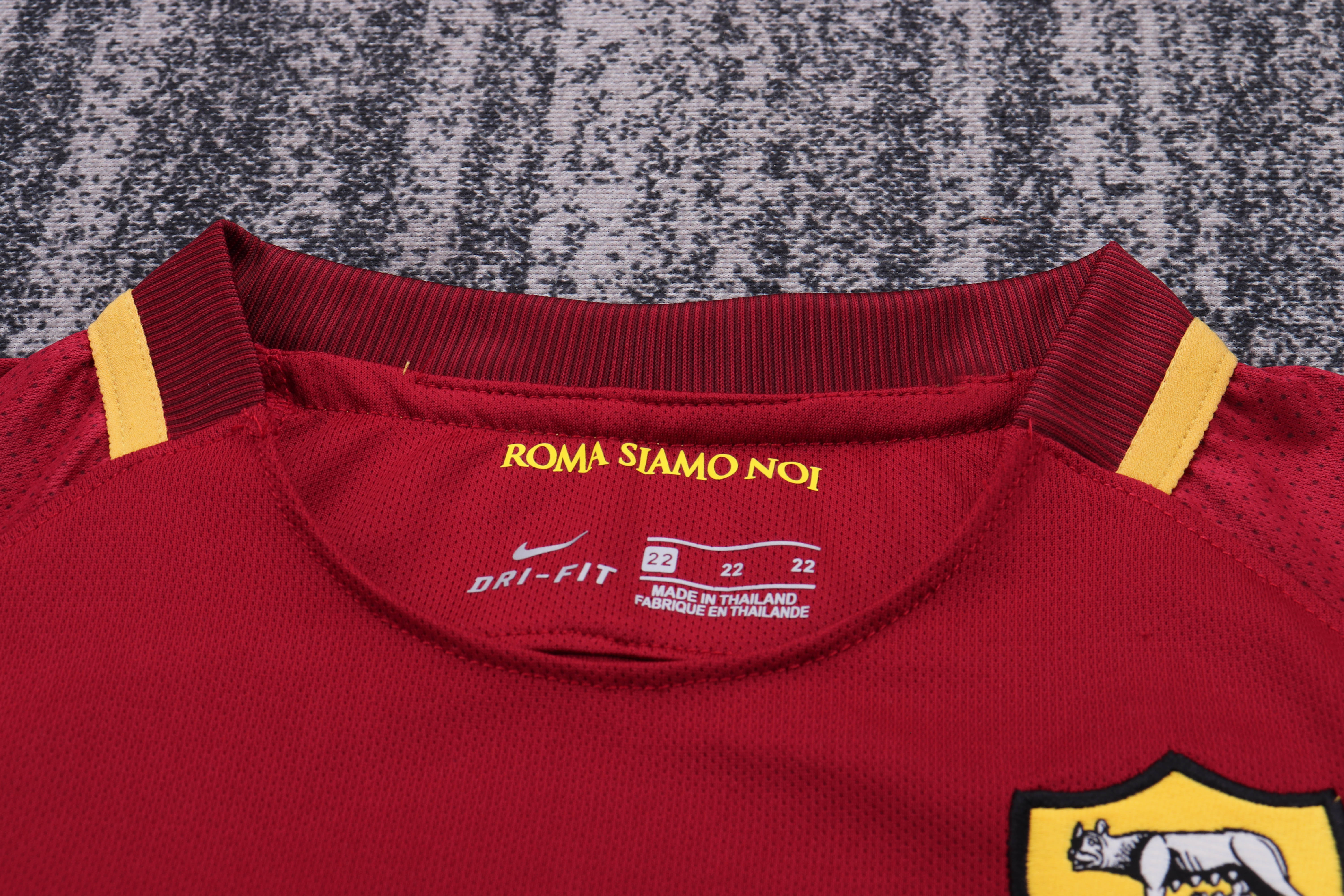 Kids Retro Kit Roma12017/18 Home 3