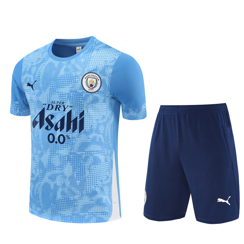 Short Sleeves Man City Training Suit