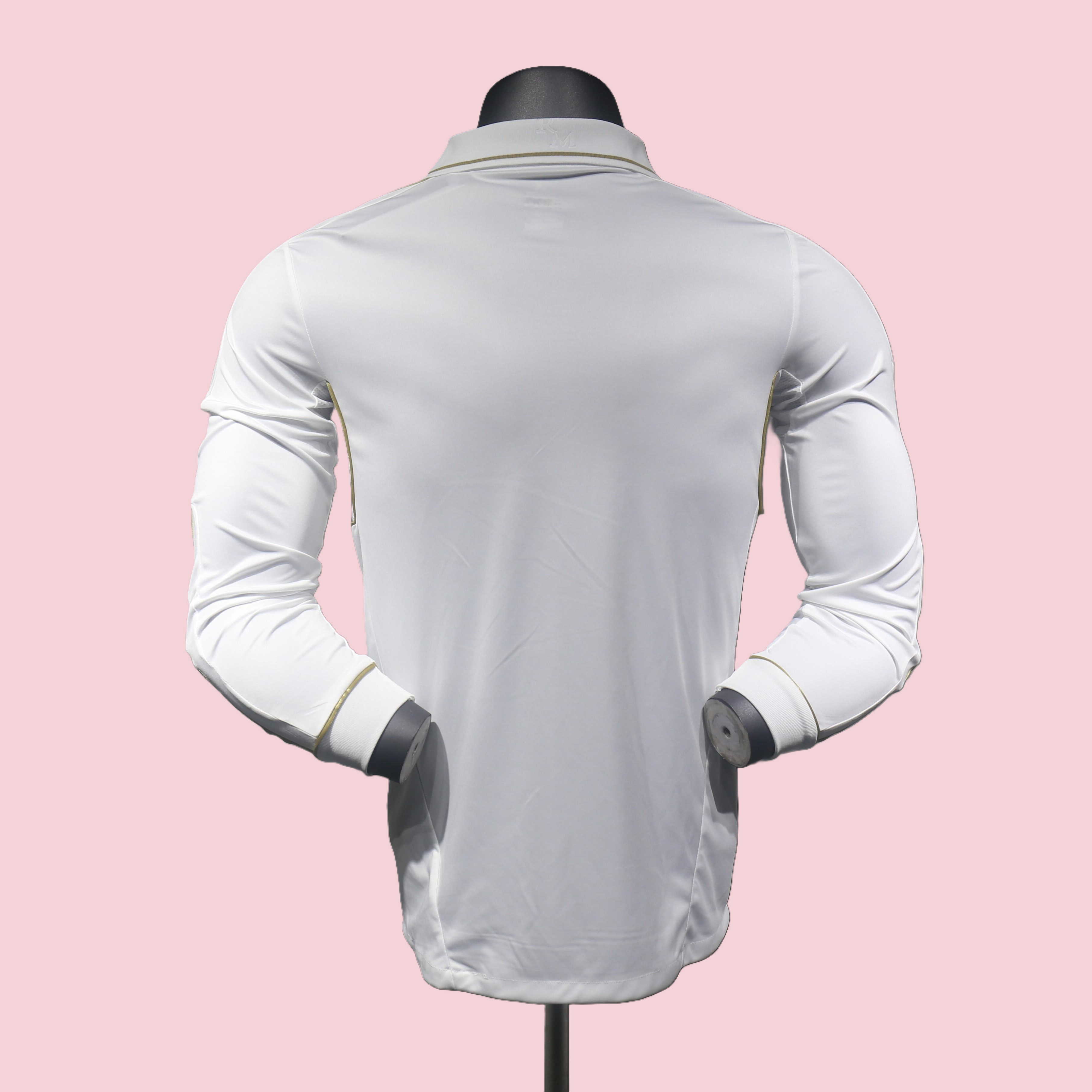 Player Version Retro Real Madrid 11/12 Home Long Sleeves S-3XL