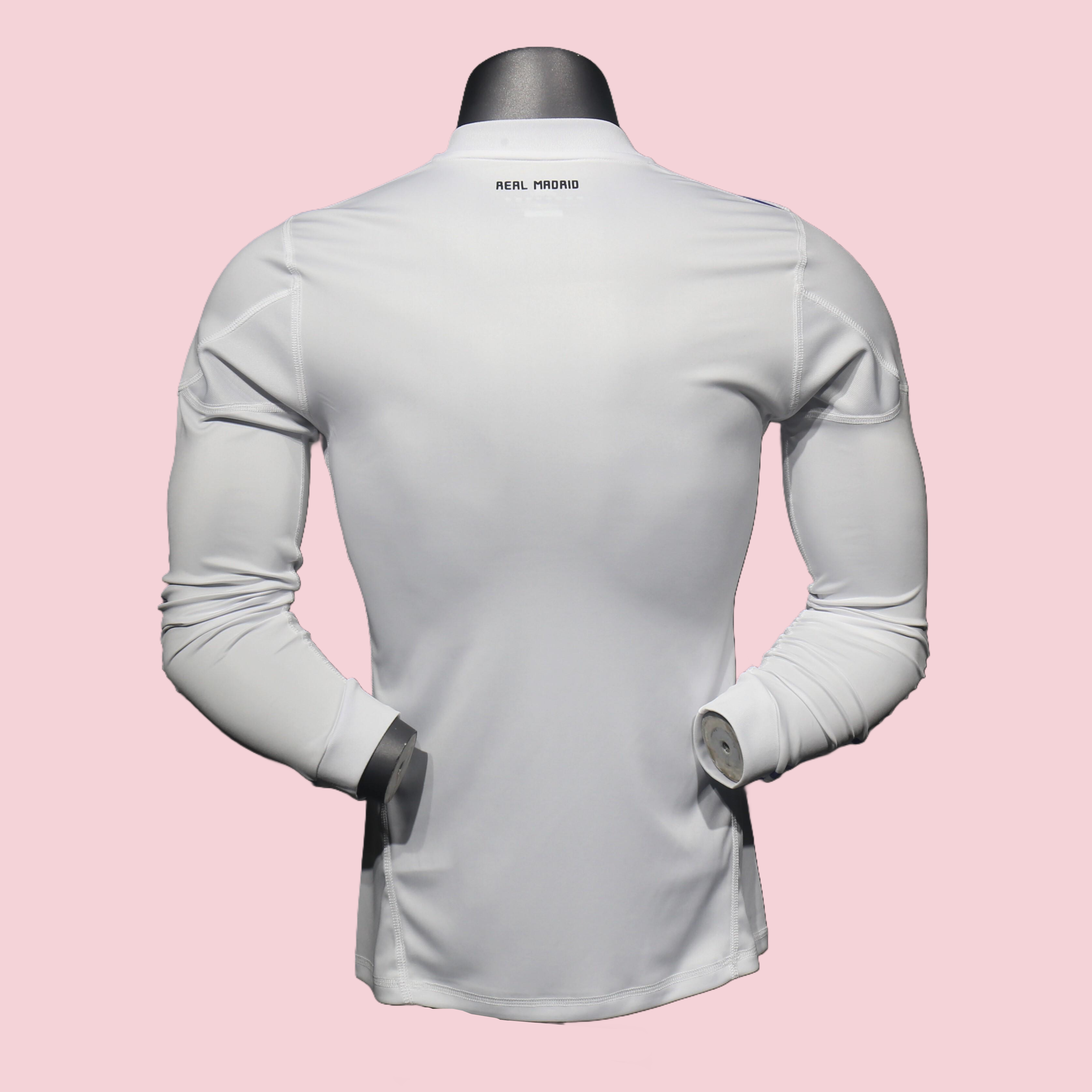 Player Version Retro Real Madrid 10/11 Home Long Sleeves S-3XL