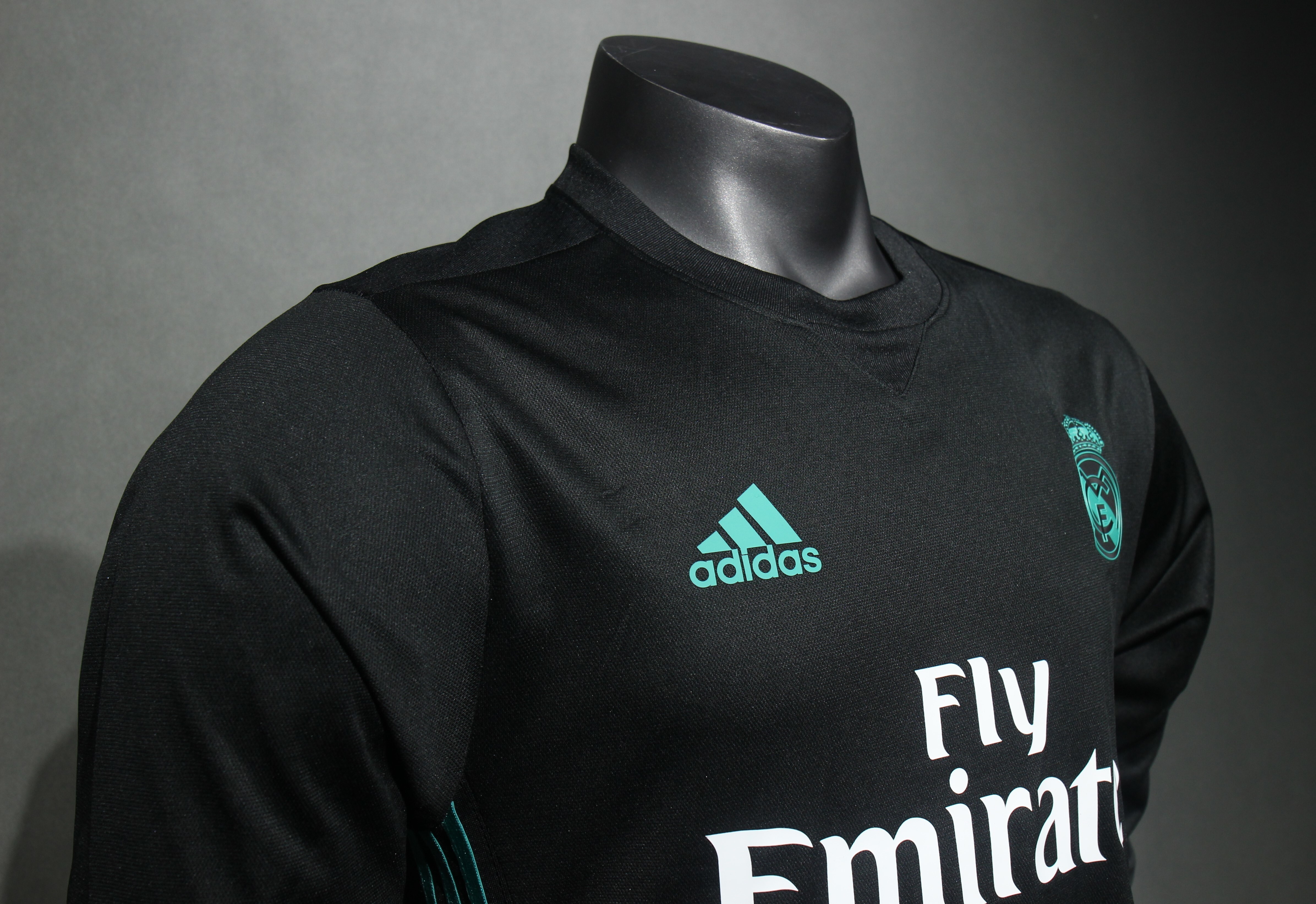 Player Version Retro Real Madrid 17/18 Away Long Sleesves S-3XL