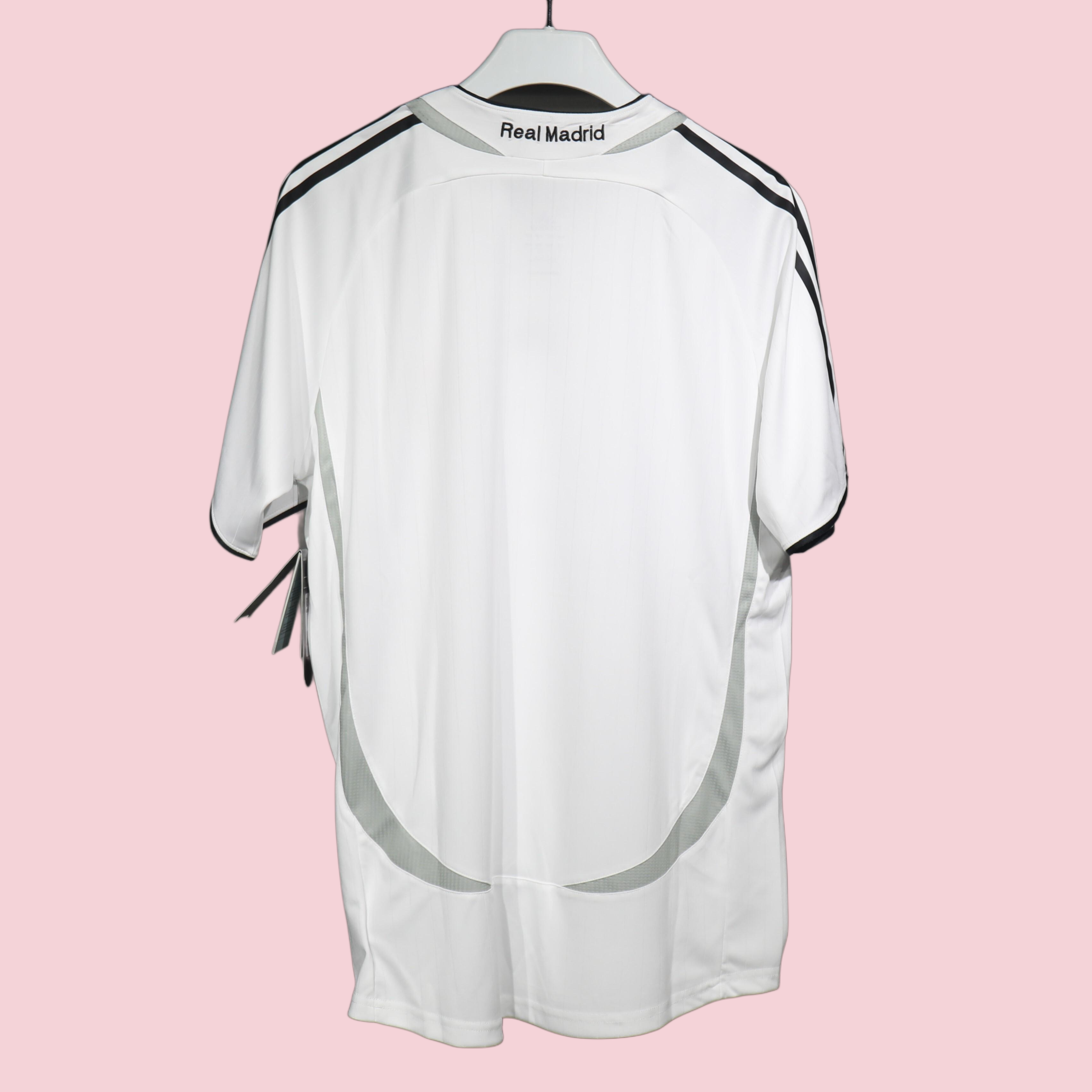 Player Version Retro Real Madrid 06/07 Home White S-3XL