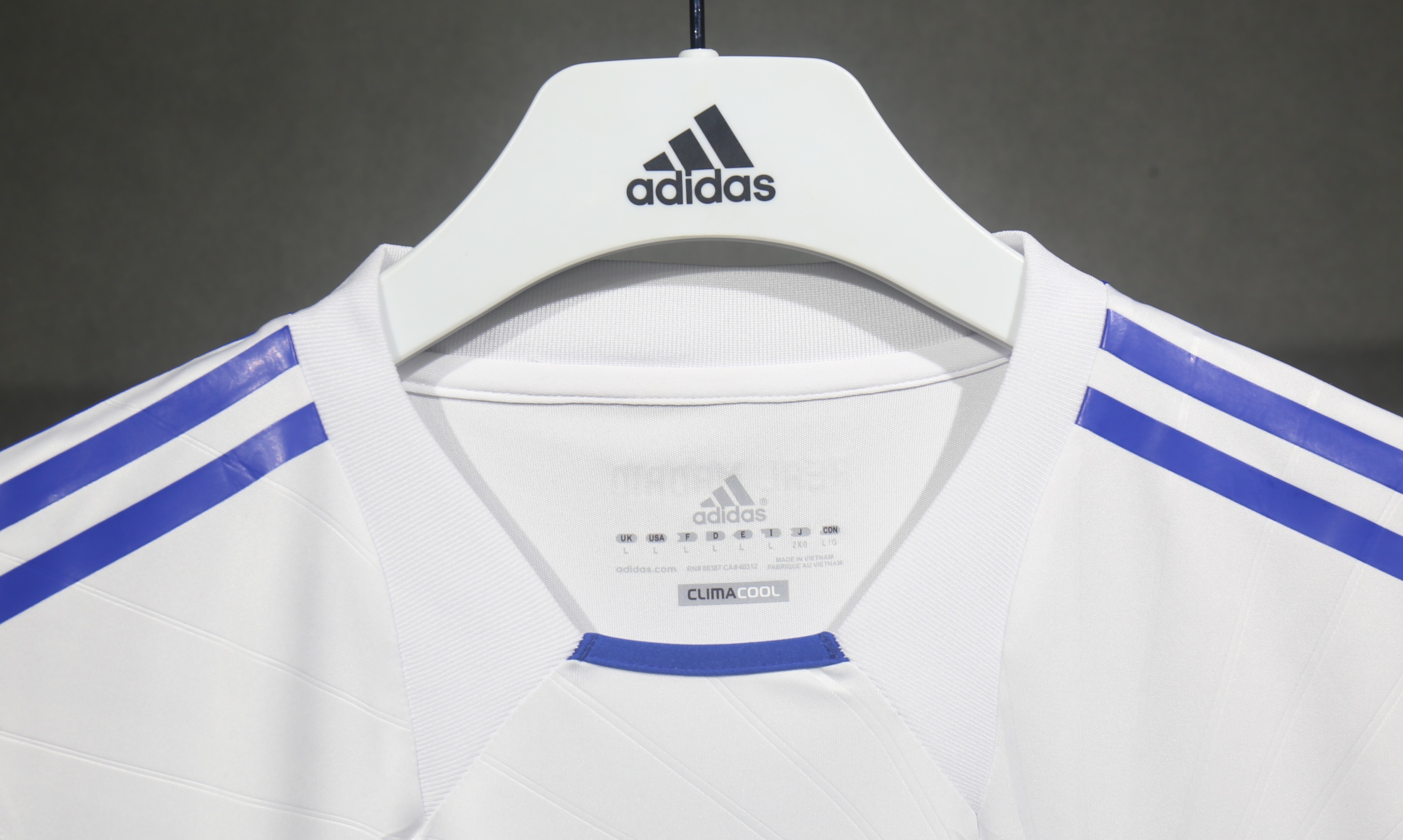 Player Version Retro Real Madrid 10/11 Home Long Sleeves S-3XL