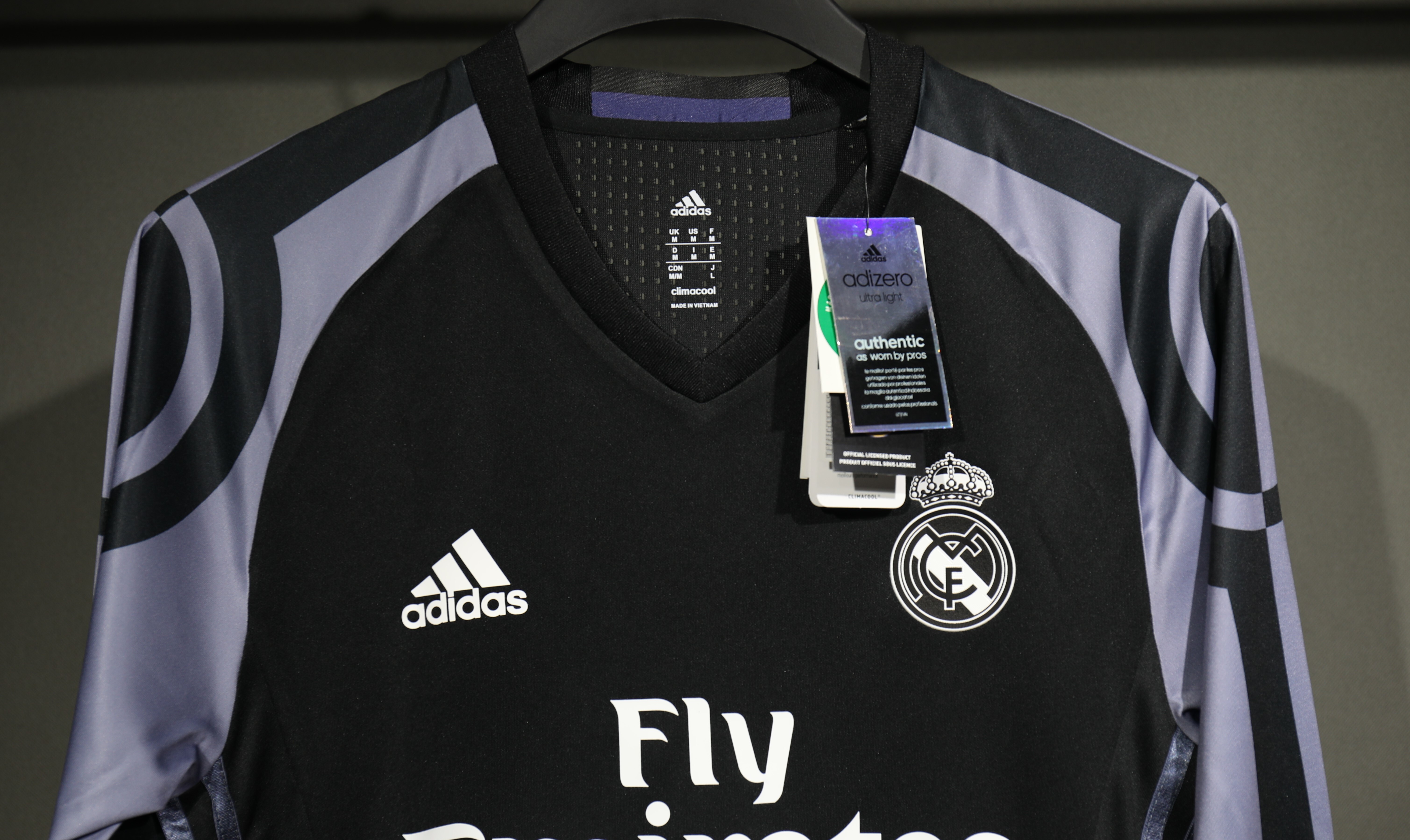 Player Version Retro Real Madrid 2016/17 Third Long Sleeves S-3XL