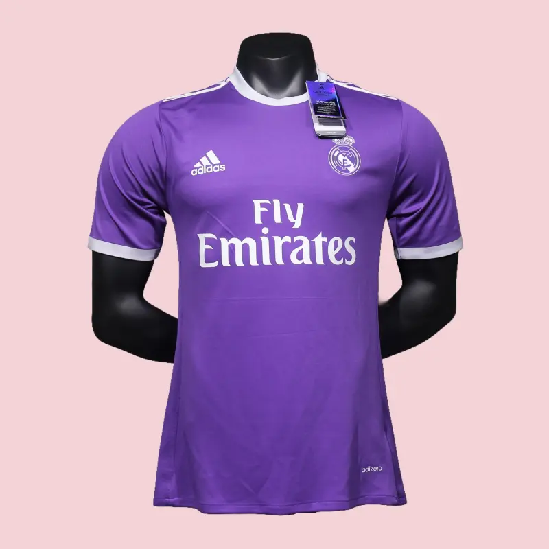 Player Version Retro Real Madrid 2016/17 Away S-3XL