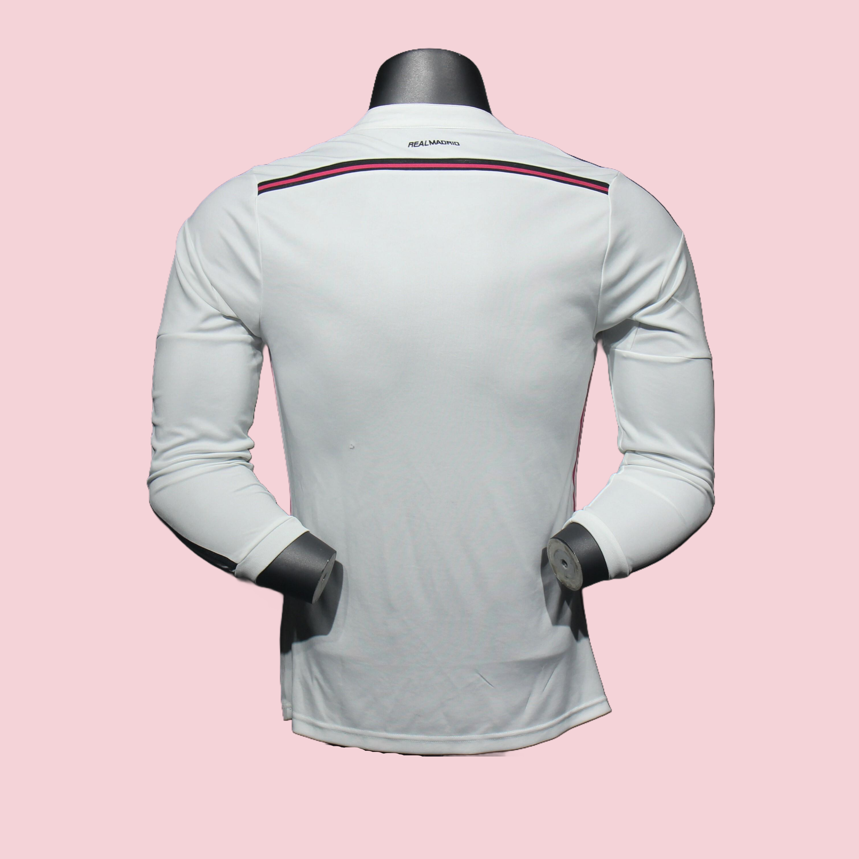 Player Version Retro Real Madrid 14/15 Home Long Sleeves S-3XL