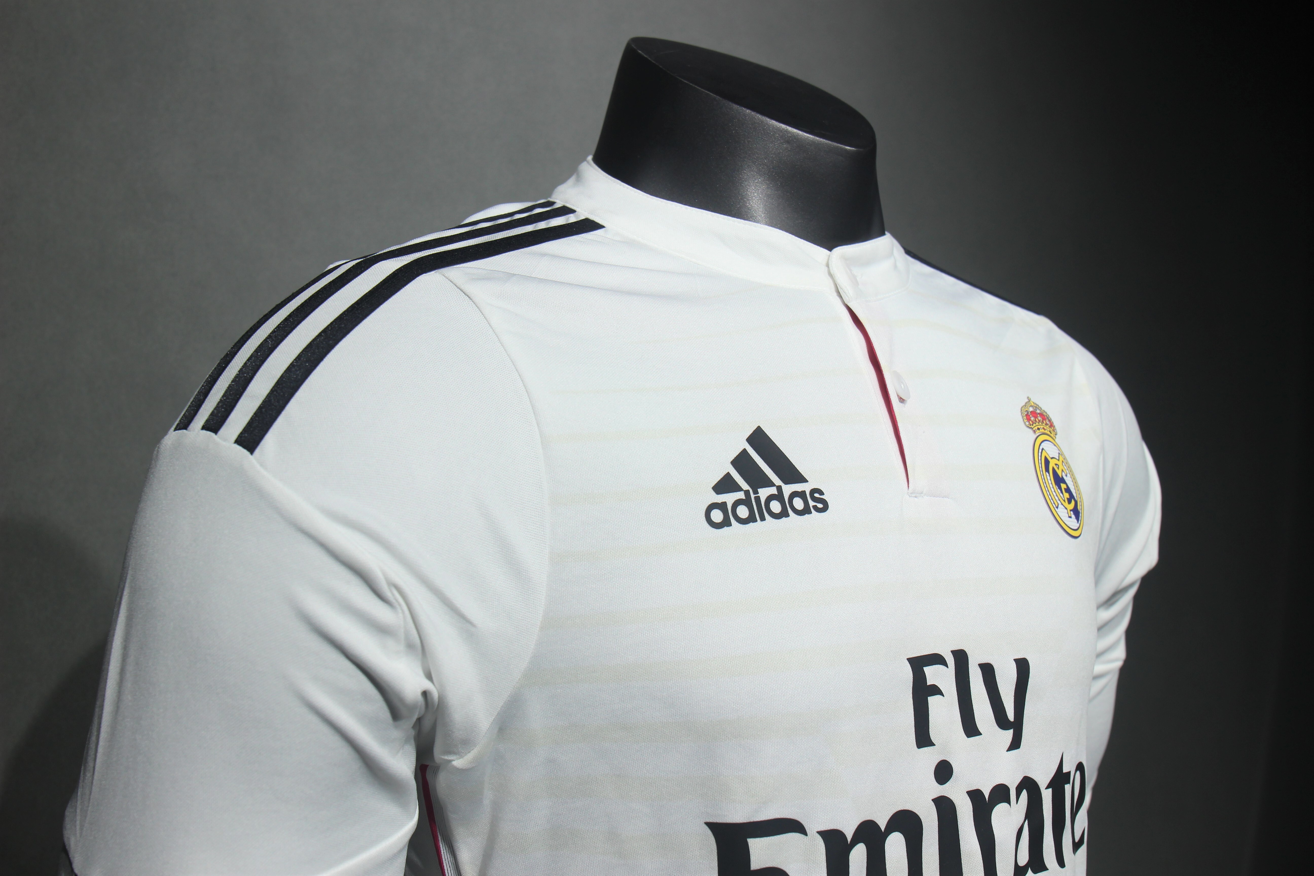 Player Version Retro Real Madrid 14/15 Home Long Sleeves S-3XL
