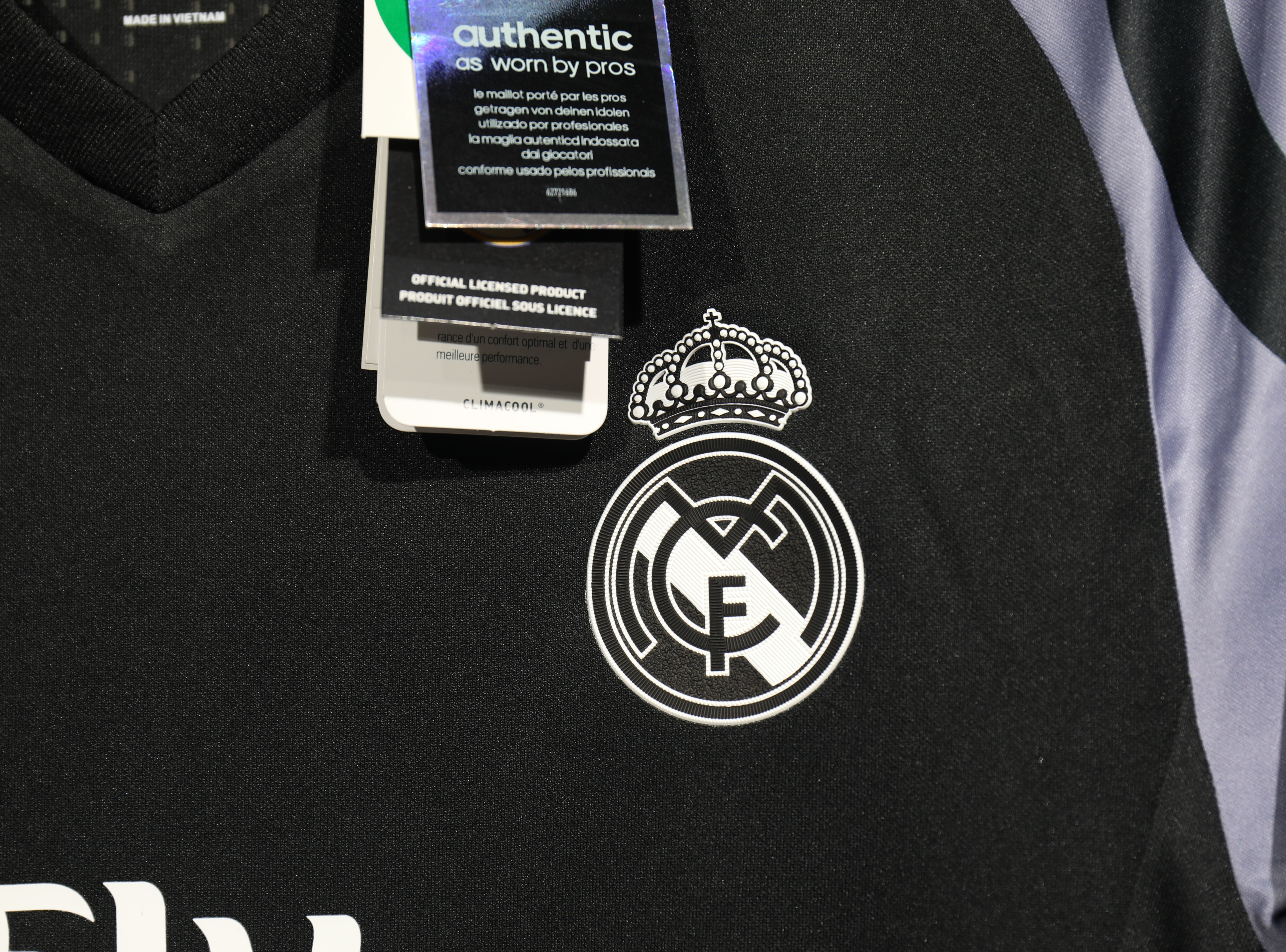 Player Version Retro Real Madrid 2016/17 Third Long Sleeves S-3XL