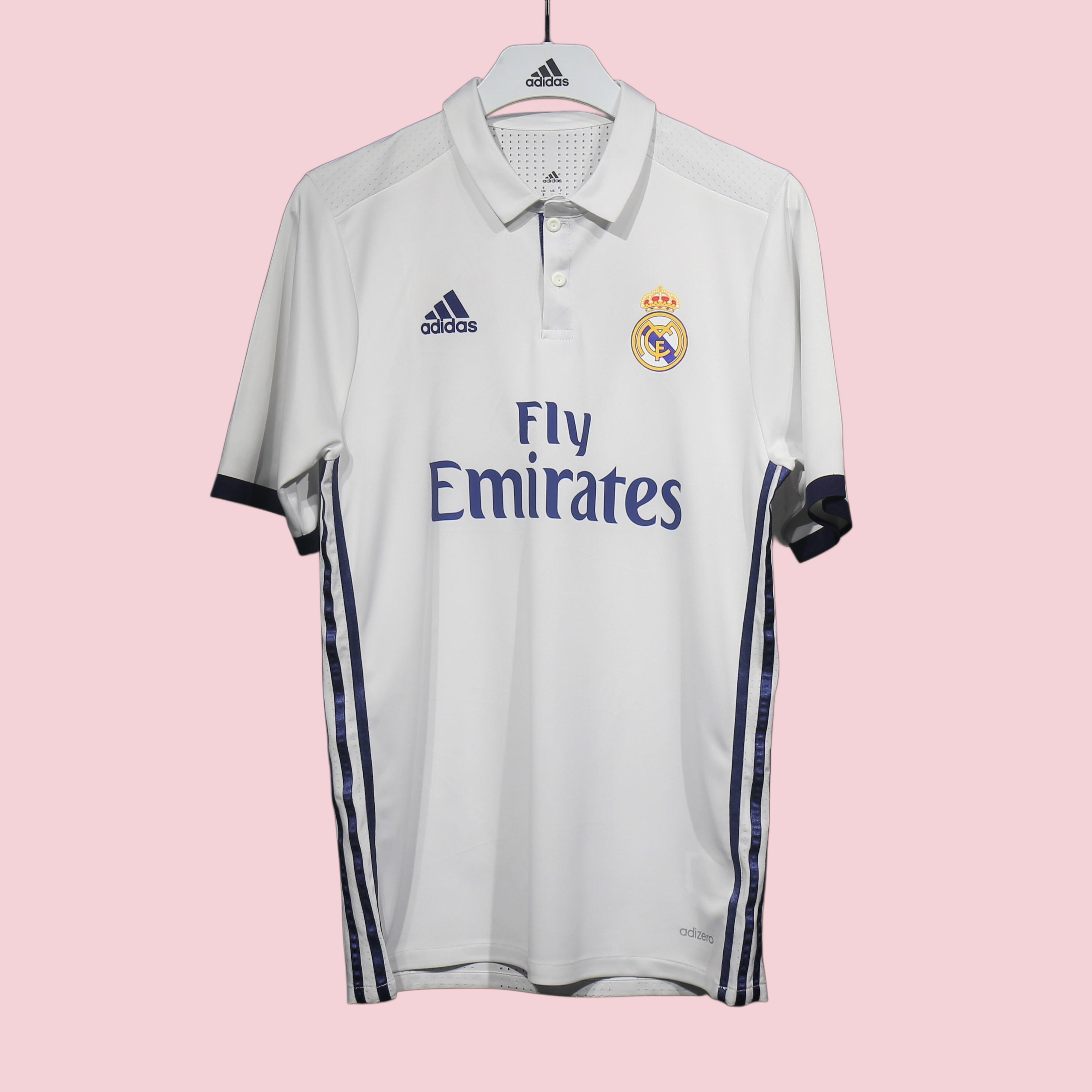 Player Version Retro Real Madrid 16/17 Home S-3XL