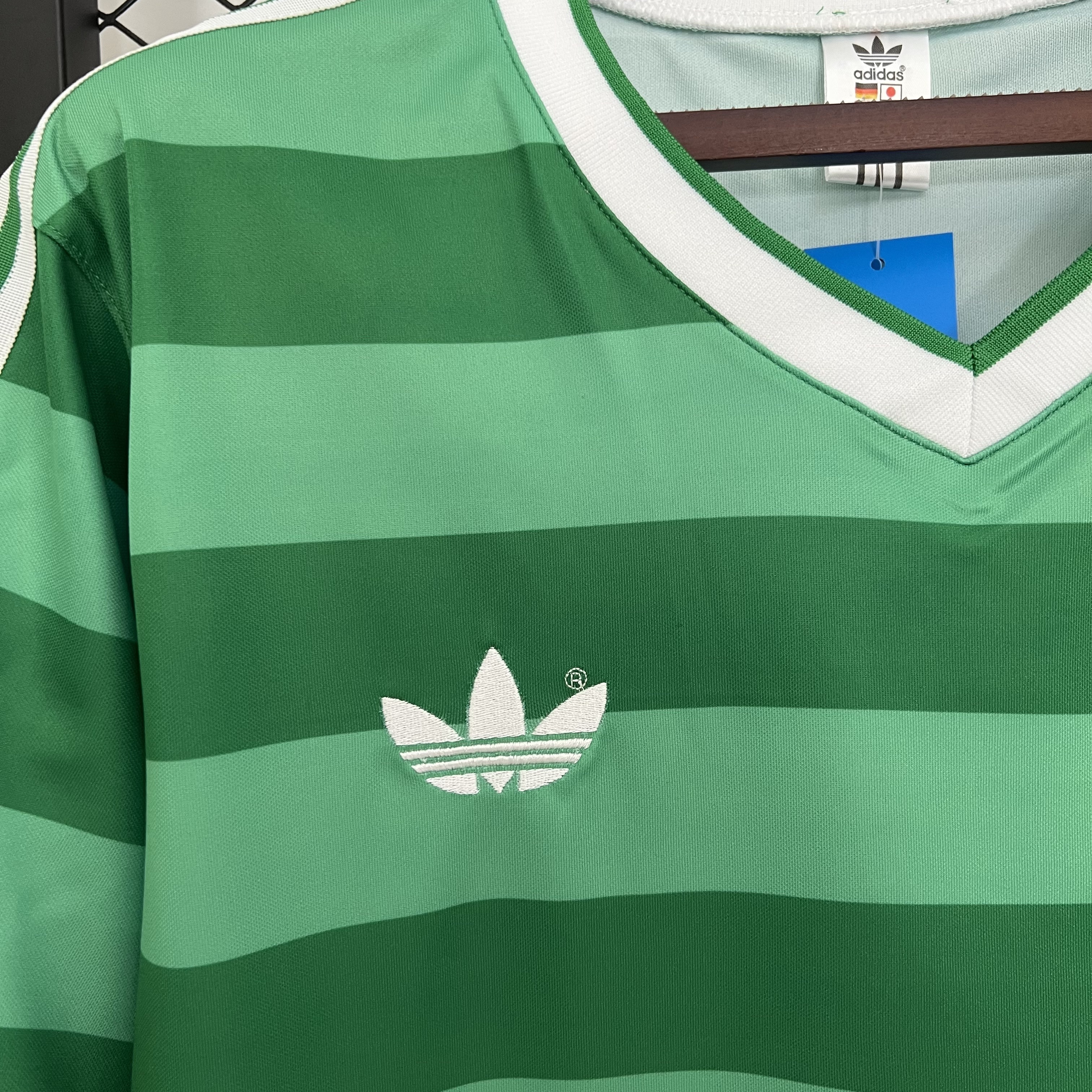 Retro Germany 1984 Away Green S-XXL 3
