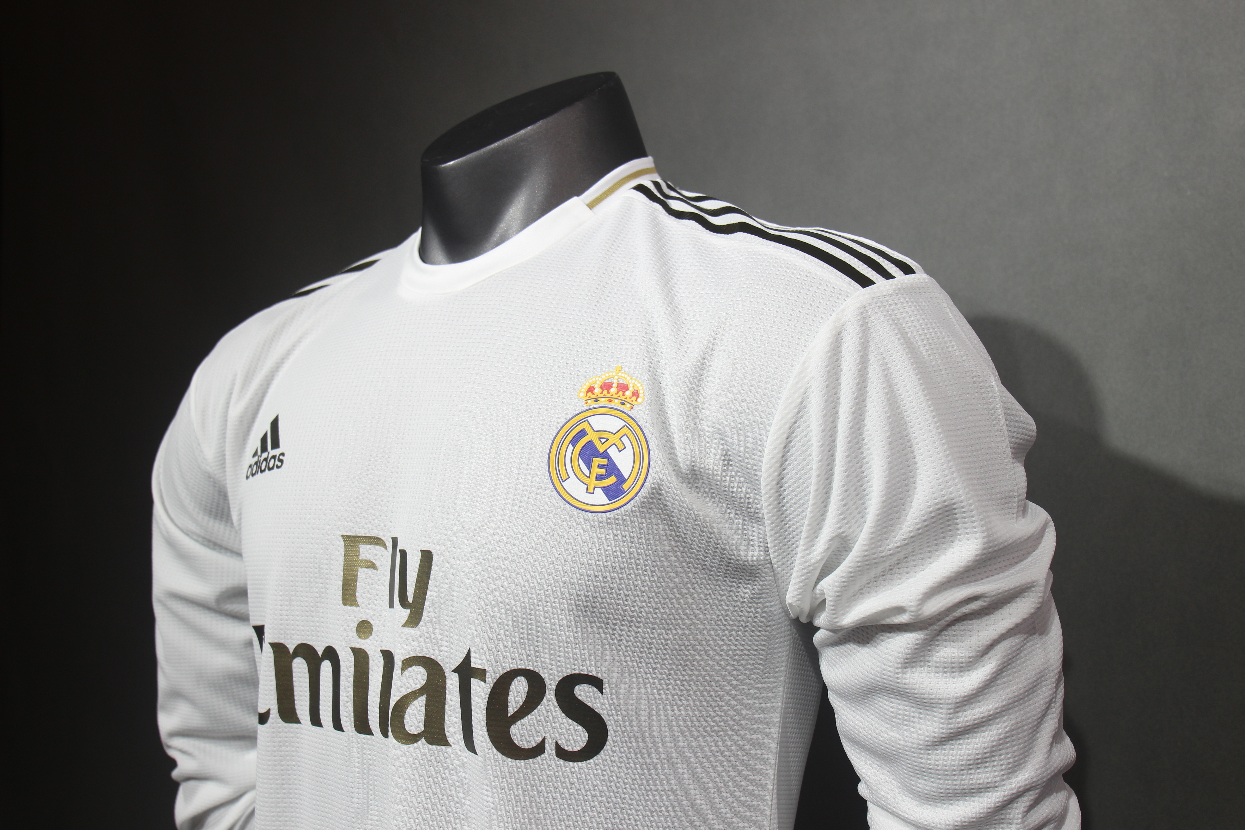 Player Version Retro 19/20 Real Madrid Home Long Sleeves S-3XL