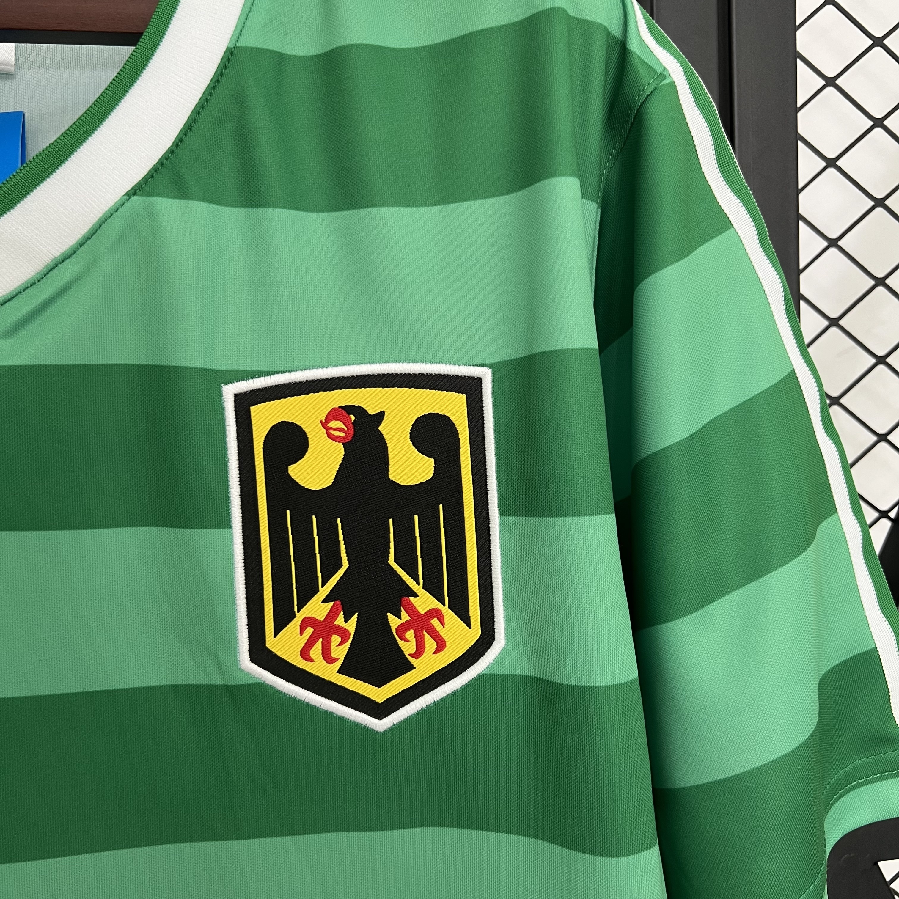 Retro Germany 1984 Away Green S-XXL 4