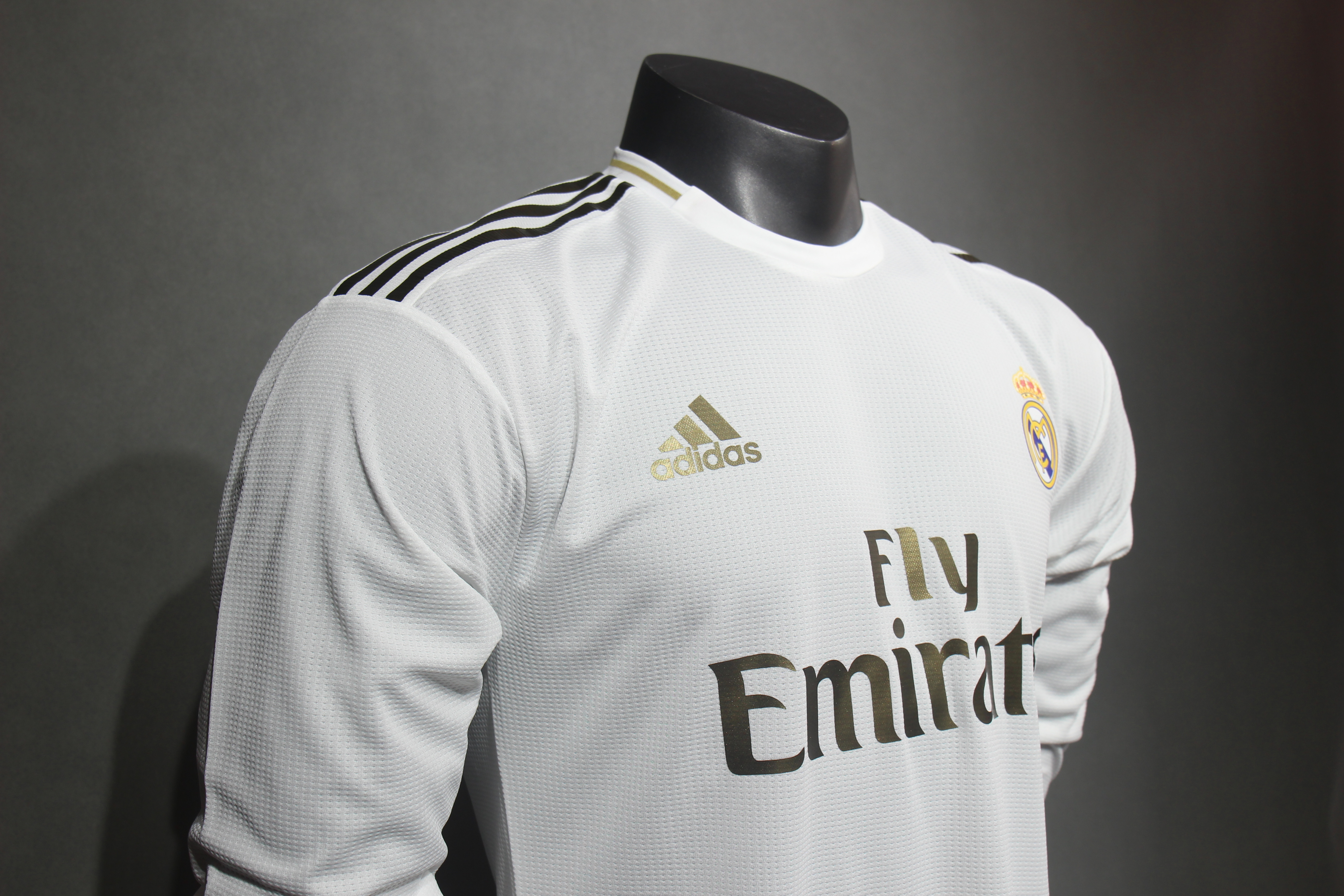 Player Version Retro 19/20 Real Madrid Home Long Sleeves S-3XL