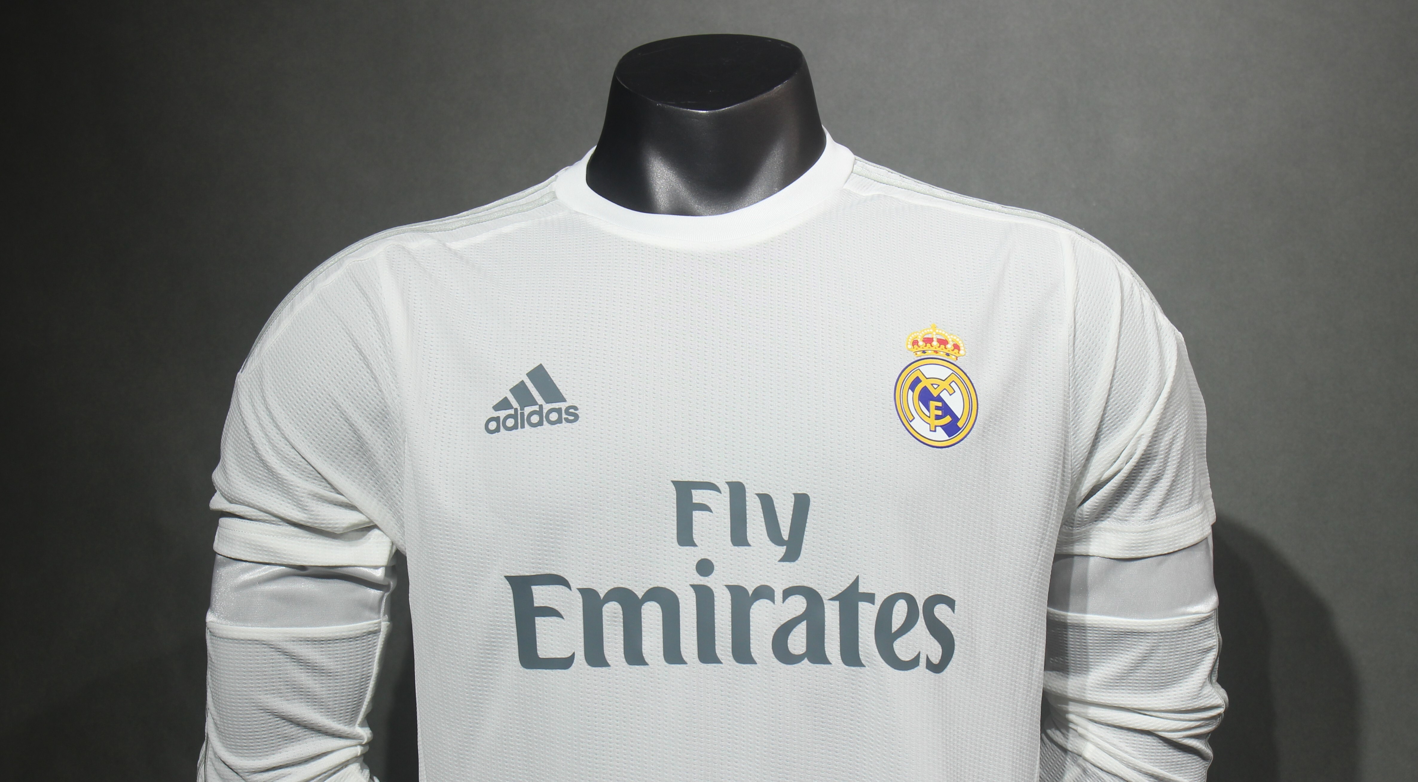 Player Version Retro Real Madrid 15/16 Home Long Sleeves S-3XL