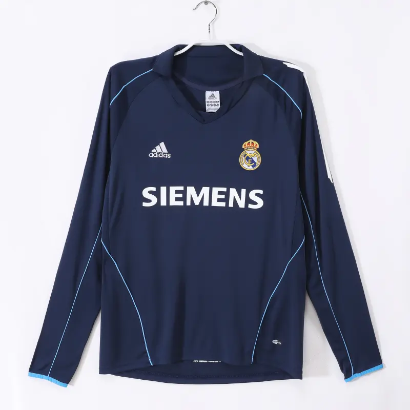 Retro Real Madrid 2005/06 Away Long Sleeves