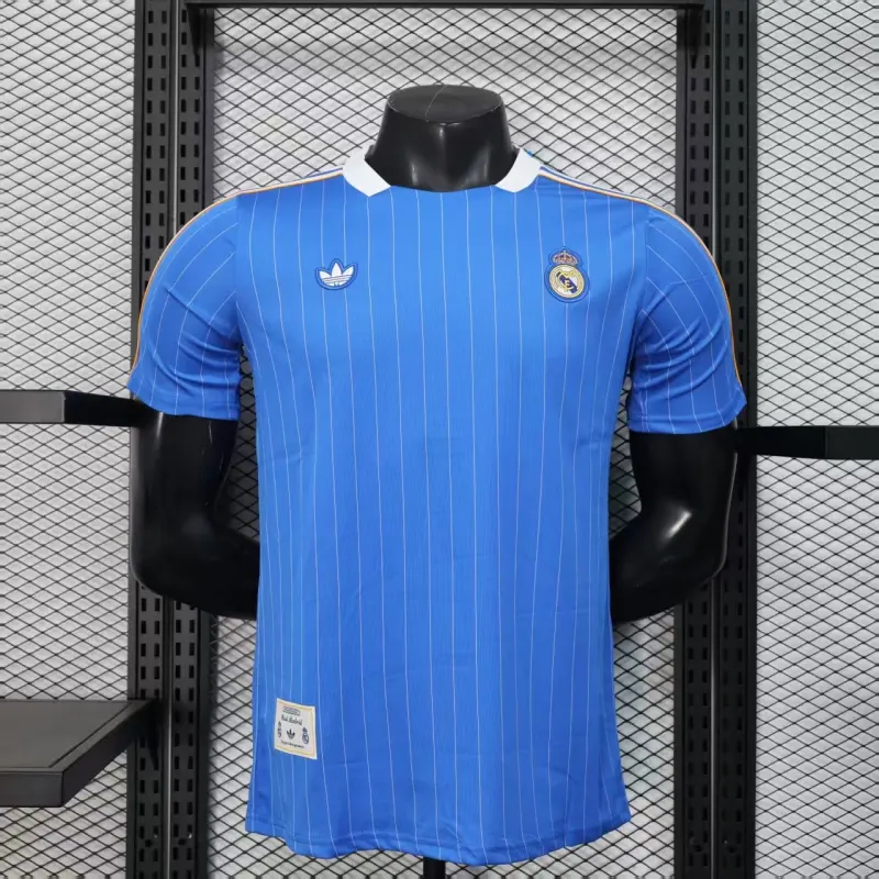 Real Madrid RM Originals Terrace Icons Shirt 25/26 Blue