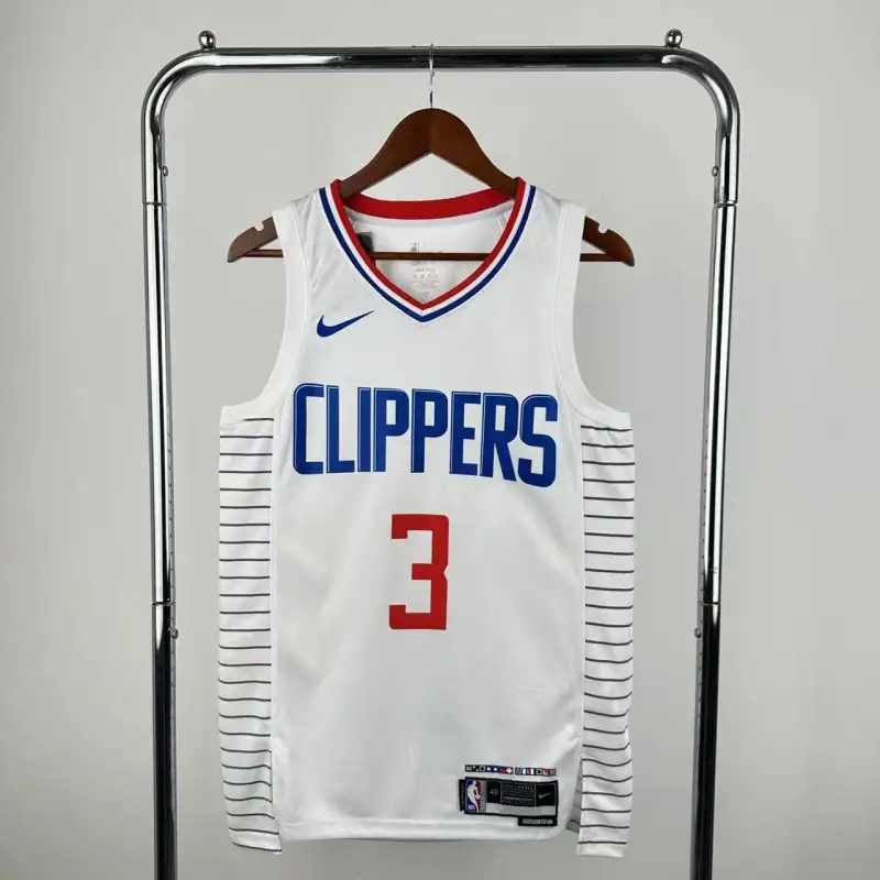 23 Season Los Angeles Clippers Home White No.3 Paul