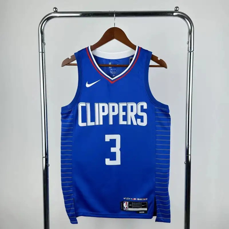 23 Season Los Angeles Clippers Away Blue No.3 Paul