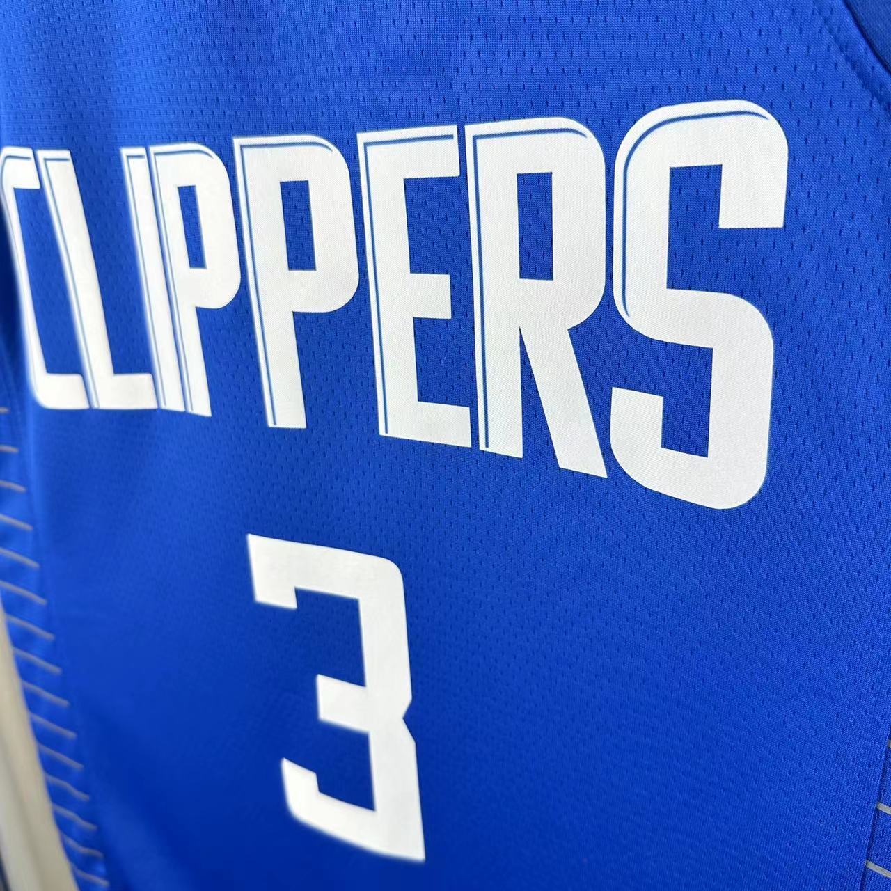 23 Season Los Angeles Clippers Away Blue  No.3 Paul