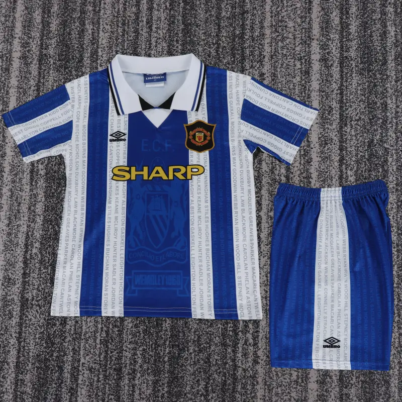 Manchester United Kids Retro Man Utd 94/96 Third