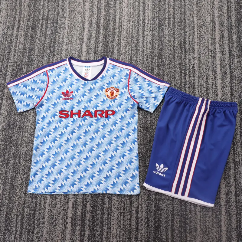 Manchester United Kids Retro Man Utd 90/92 Away