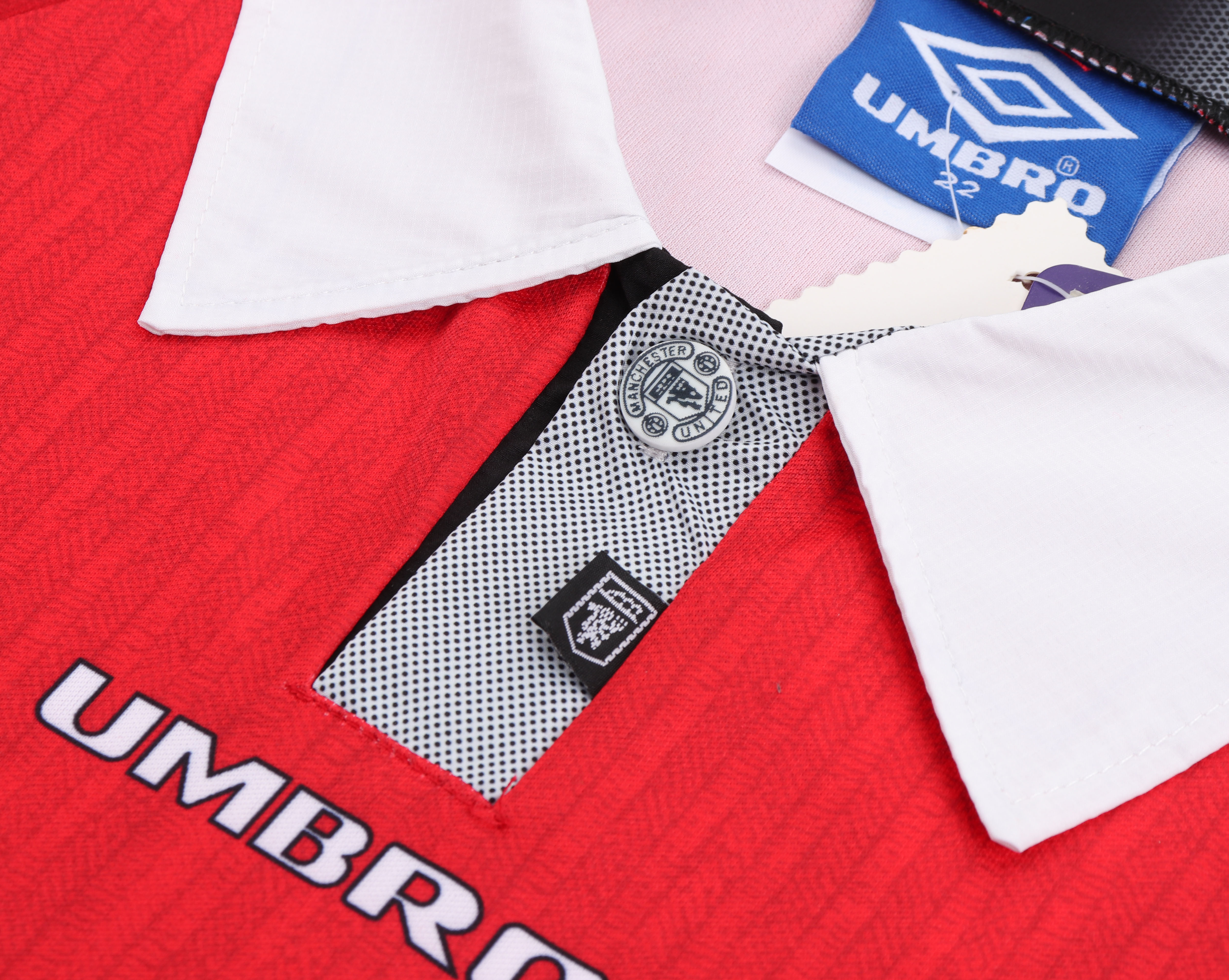 Kids Retro Man Utd 96/97 Home 3