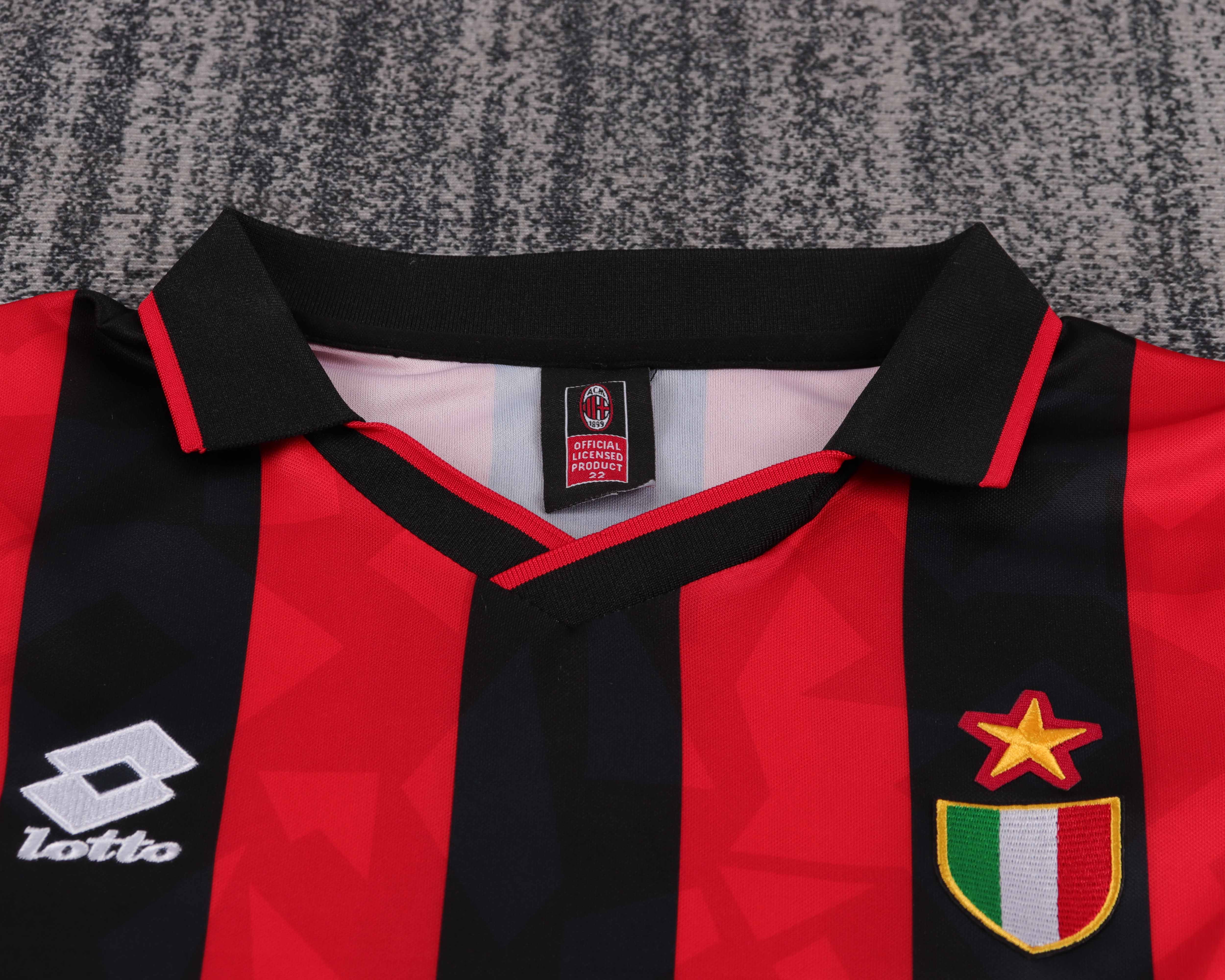 Kids Retro Kit AC Milan 93/94 Home 3