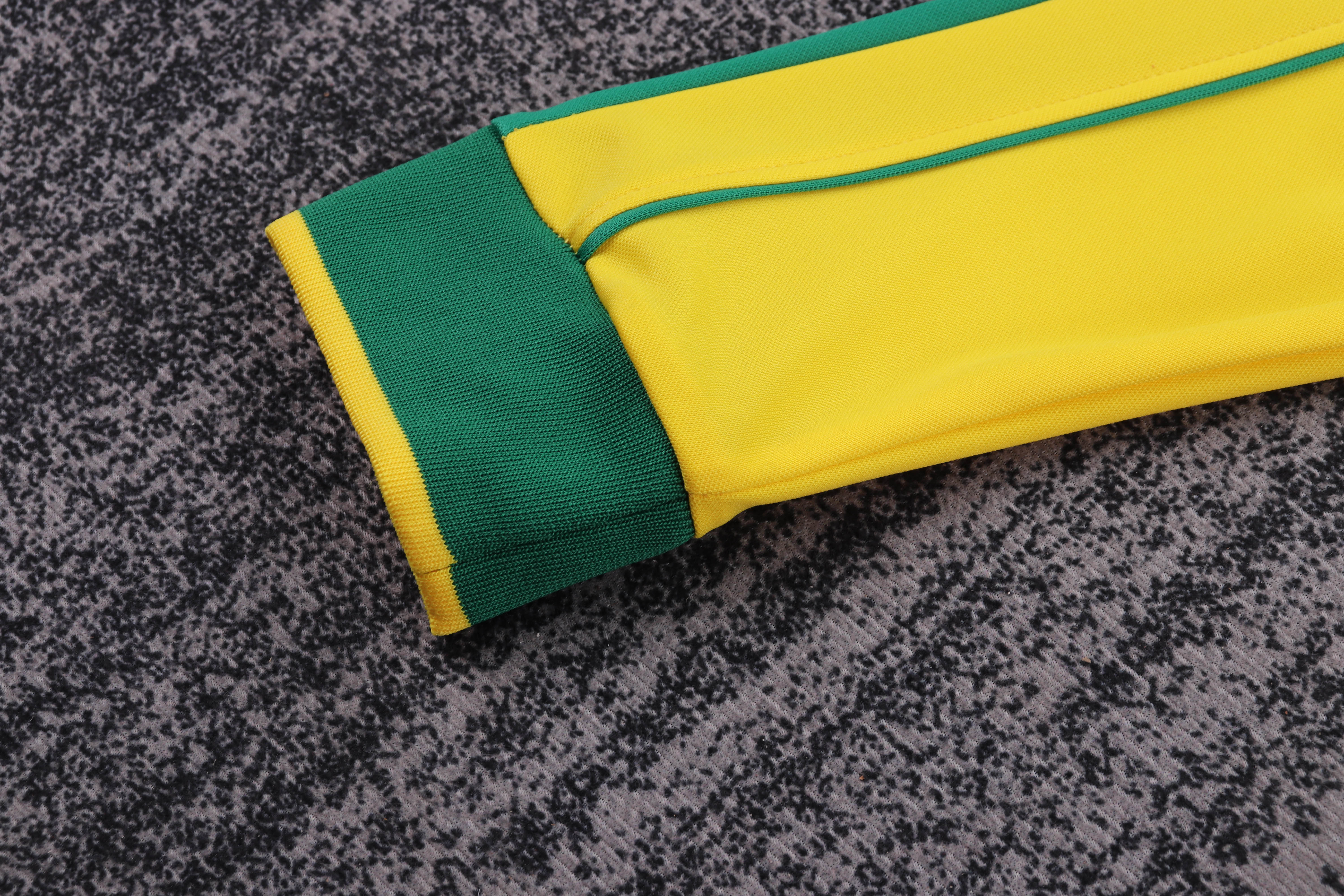 Kids Retro Brazil 1998 Home Long Sleeves 16-28 3