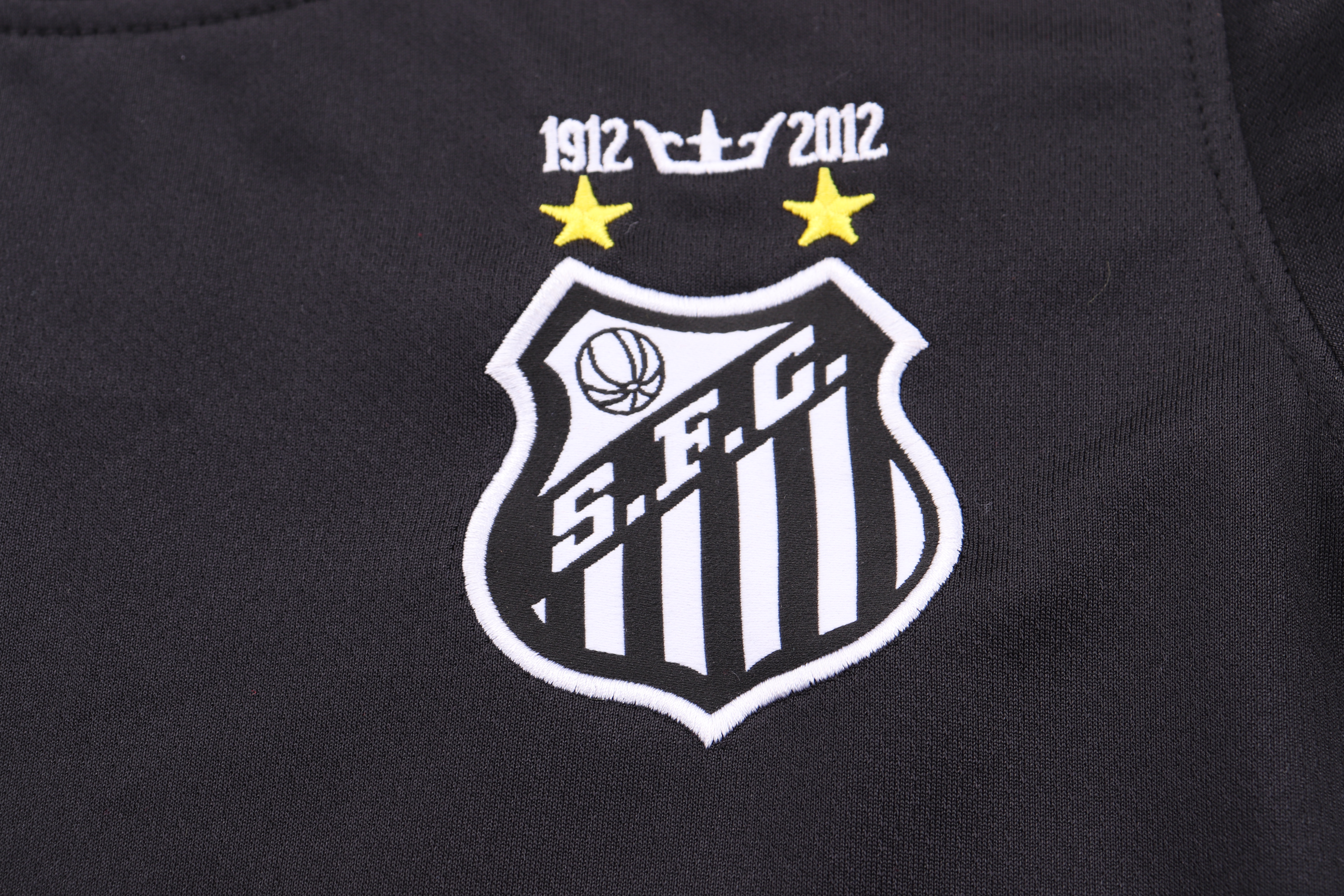 Kids Retro Kit Santos 2012/13 Black 4