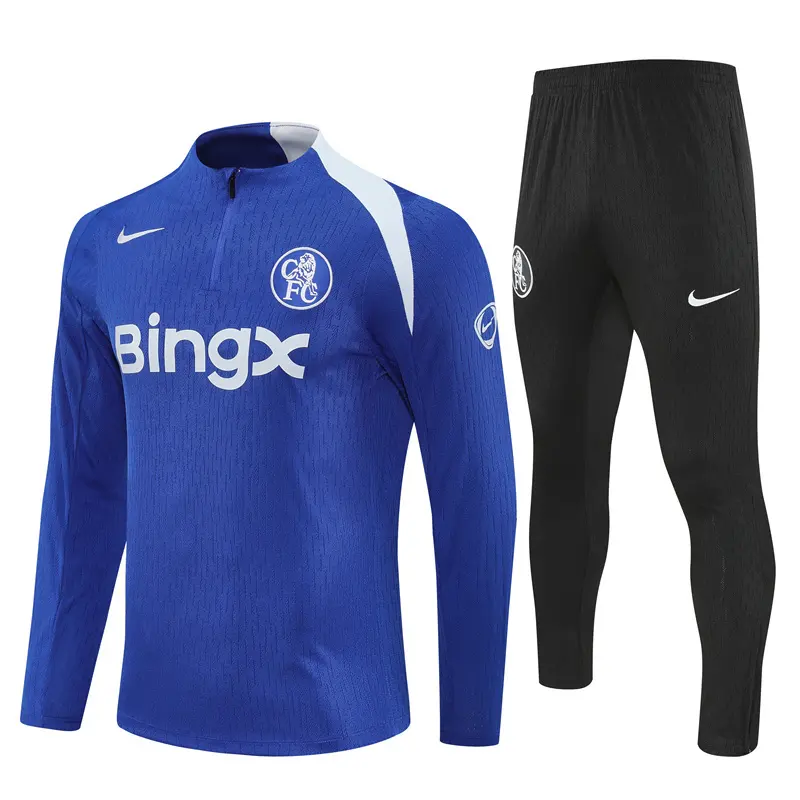 Adult Chelsea 25/26 Half Zipper Training Suit Blue