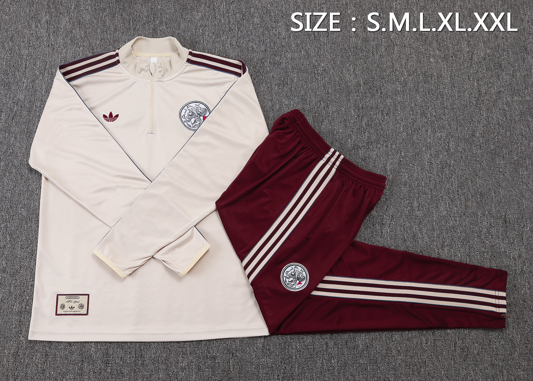 Men/Kids AJAX 25/26 Half Zipper Training Suit 3