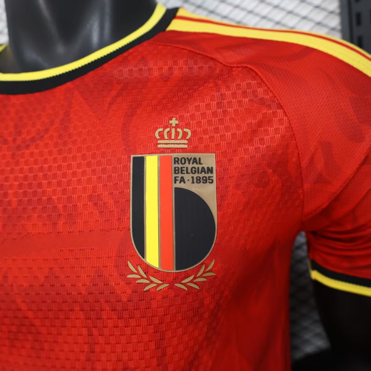 Player Version Belgium 2026 Home Jersey Red S-4XL 4