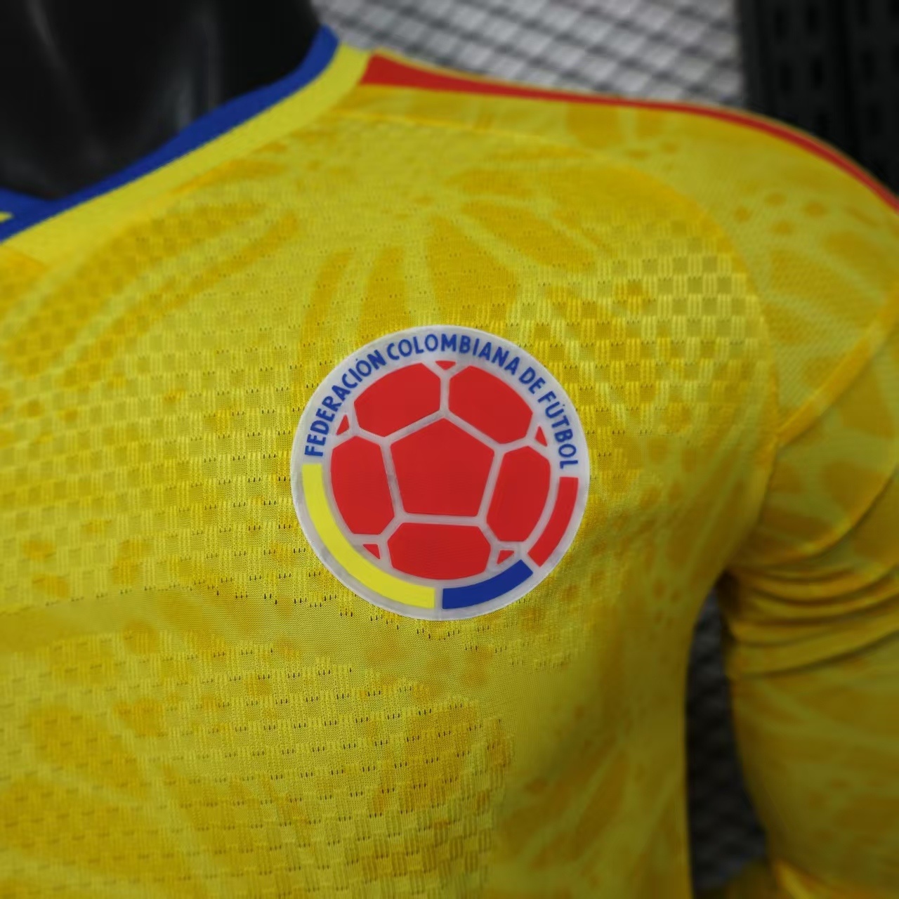 Player Version 2026 World Cup Colombia Home Jersey Long Sleeves S-XXL 4