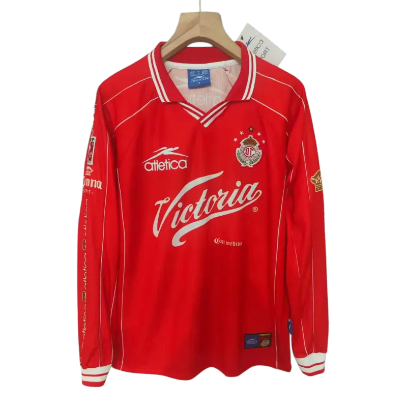 Retro TolucaCD 00/01 Home Jersey Long Sleeves S-XXL