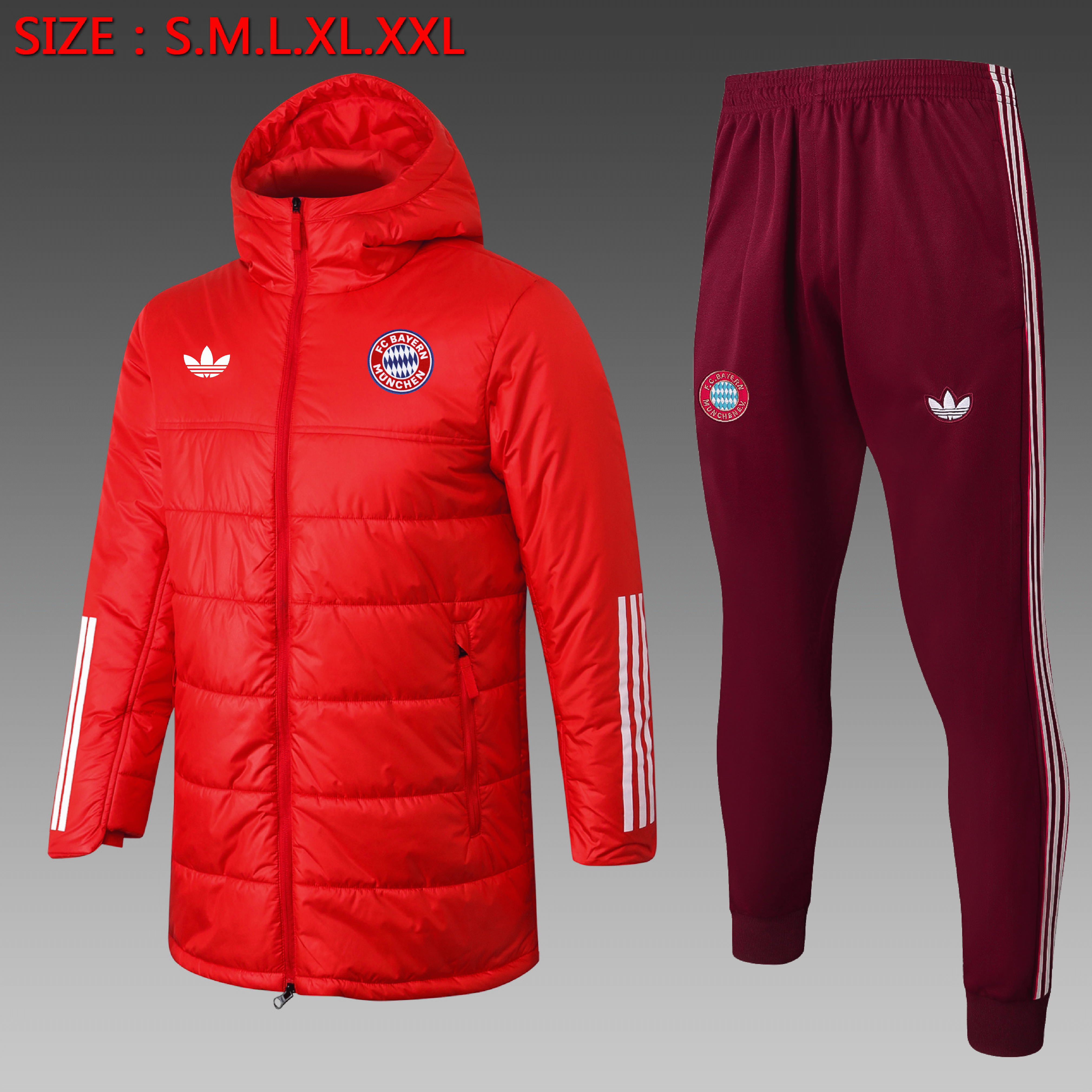 Cotton coat + pants (varies teams)