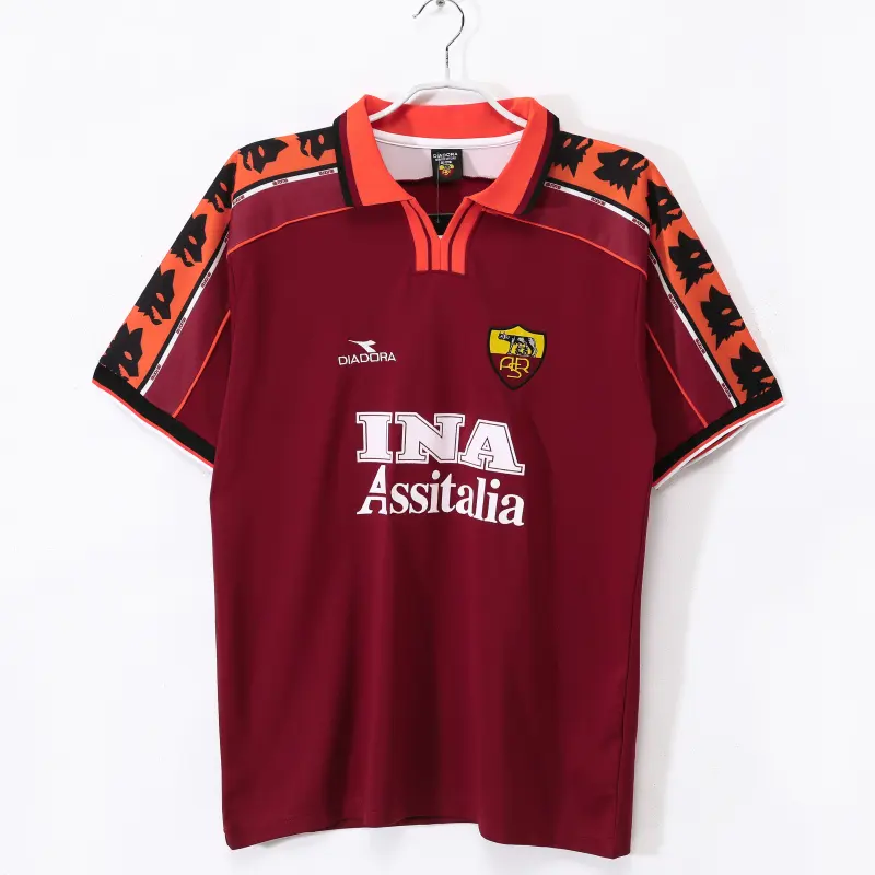 As Roma Retro Roma 98/99 Home Jersey S-XXL