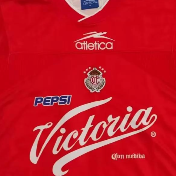 Retro TolucaCD 00/01 Home Jersey Long Sleeves S-XXL 3