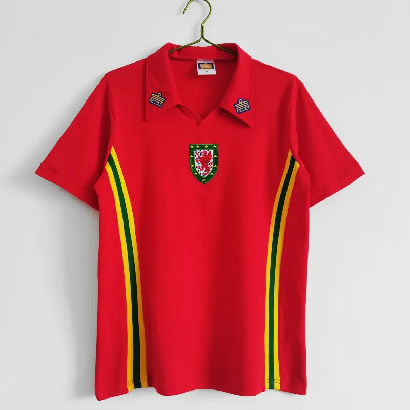 Retro 1976-79 Wales Home Jersey S-XXL
