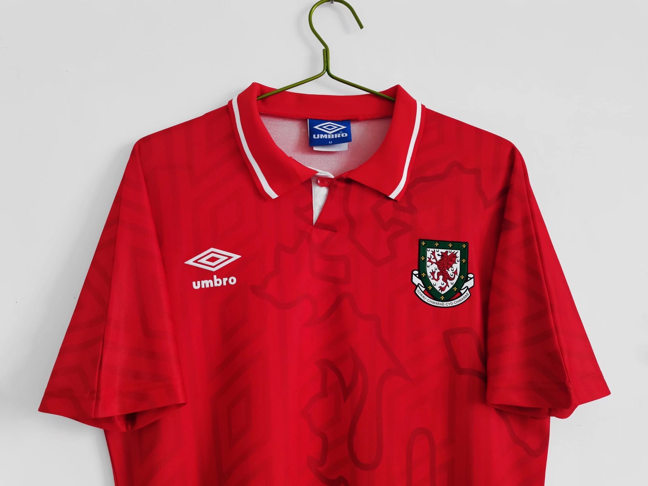 Retro 1990/92 Wales Home Jersey S-XXL 4