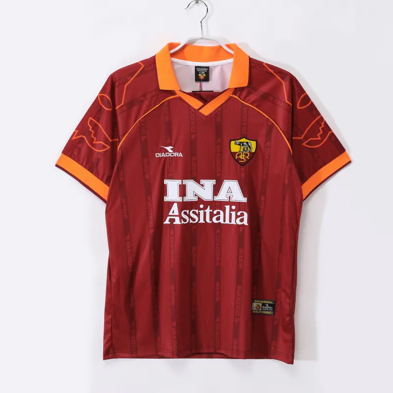 As Roma Retro Roma 99/00 Home Jersey S-XXL