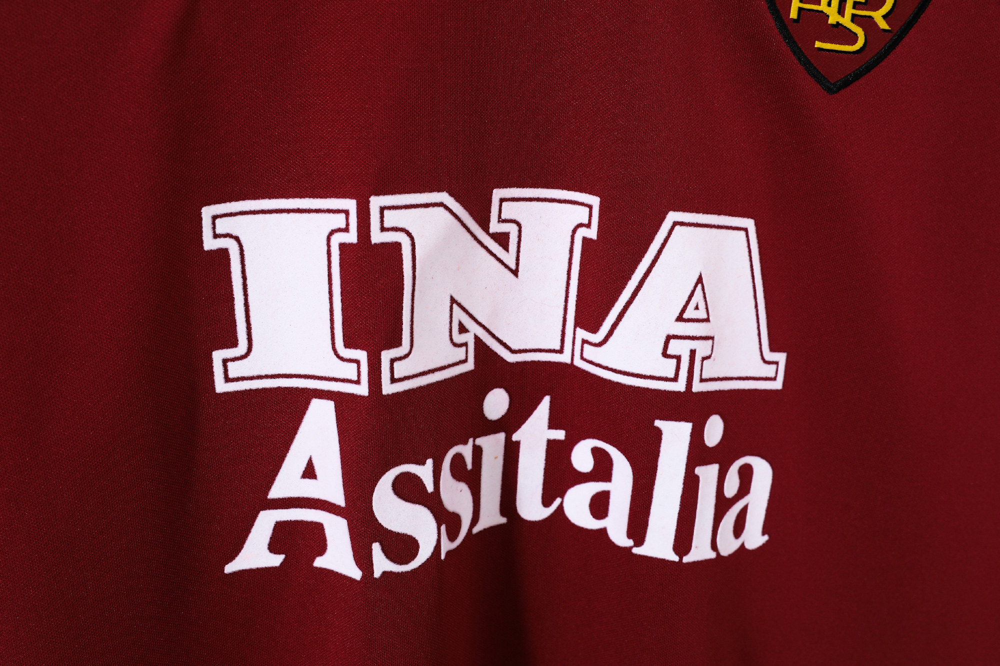 Retro Roma 98/99 Home Long Sleeves Jersey  S-XXL 3