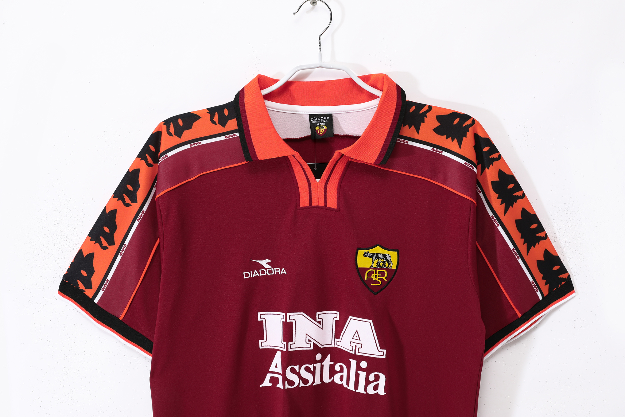Retro Roma 98/99 Home Jersey  S-XXL 3