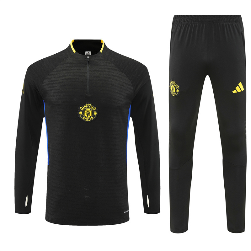 Adult / Kids 2526 Man Utd Half Zipper Training Suit 3