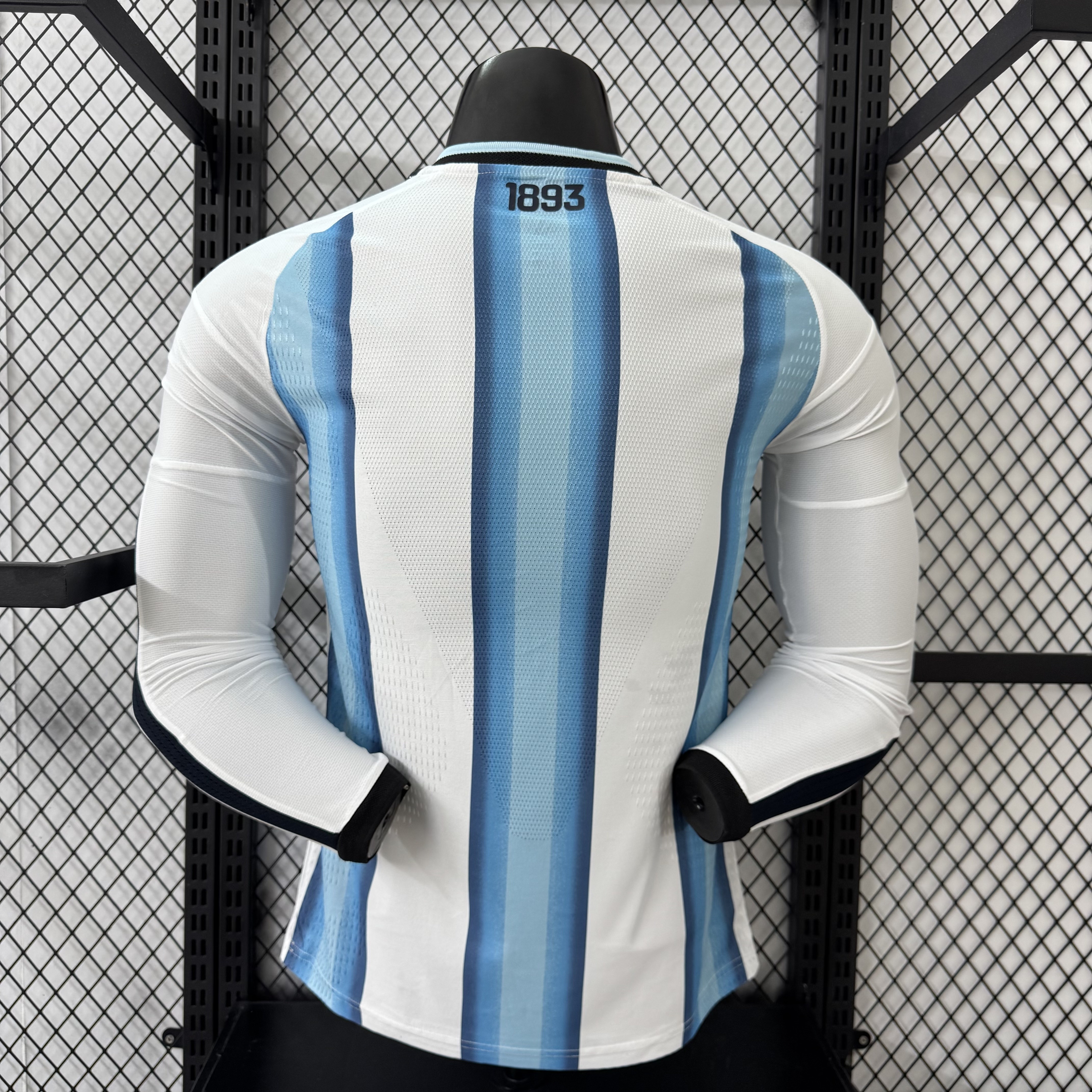 Player Version 2026 World Cup Argentina Home Jersey Long Sleeves S-3XL