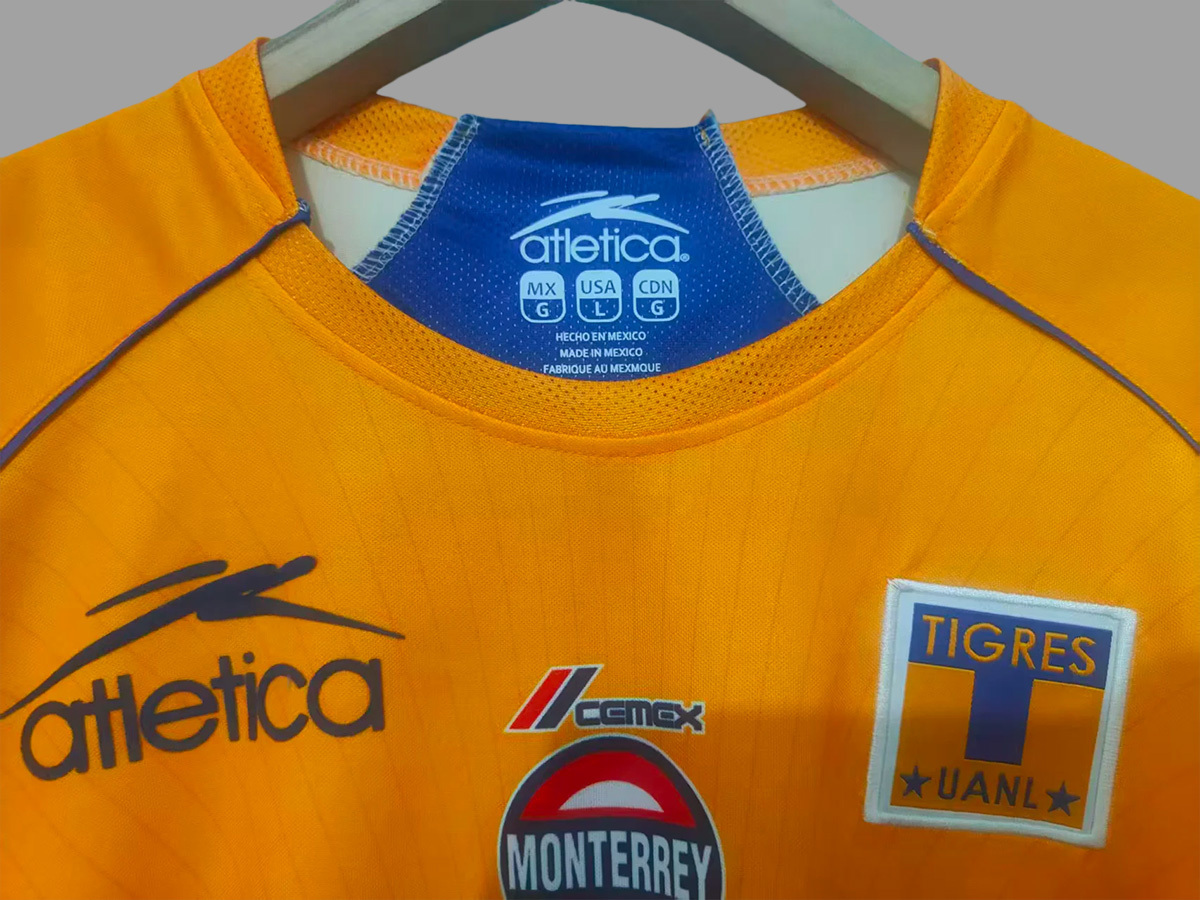 Retro Tigres 2005 Home Jersey S~XXL 3