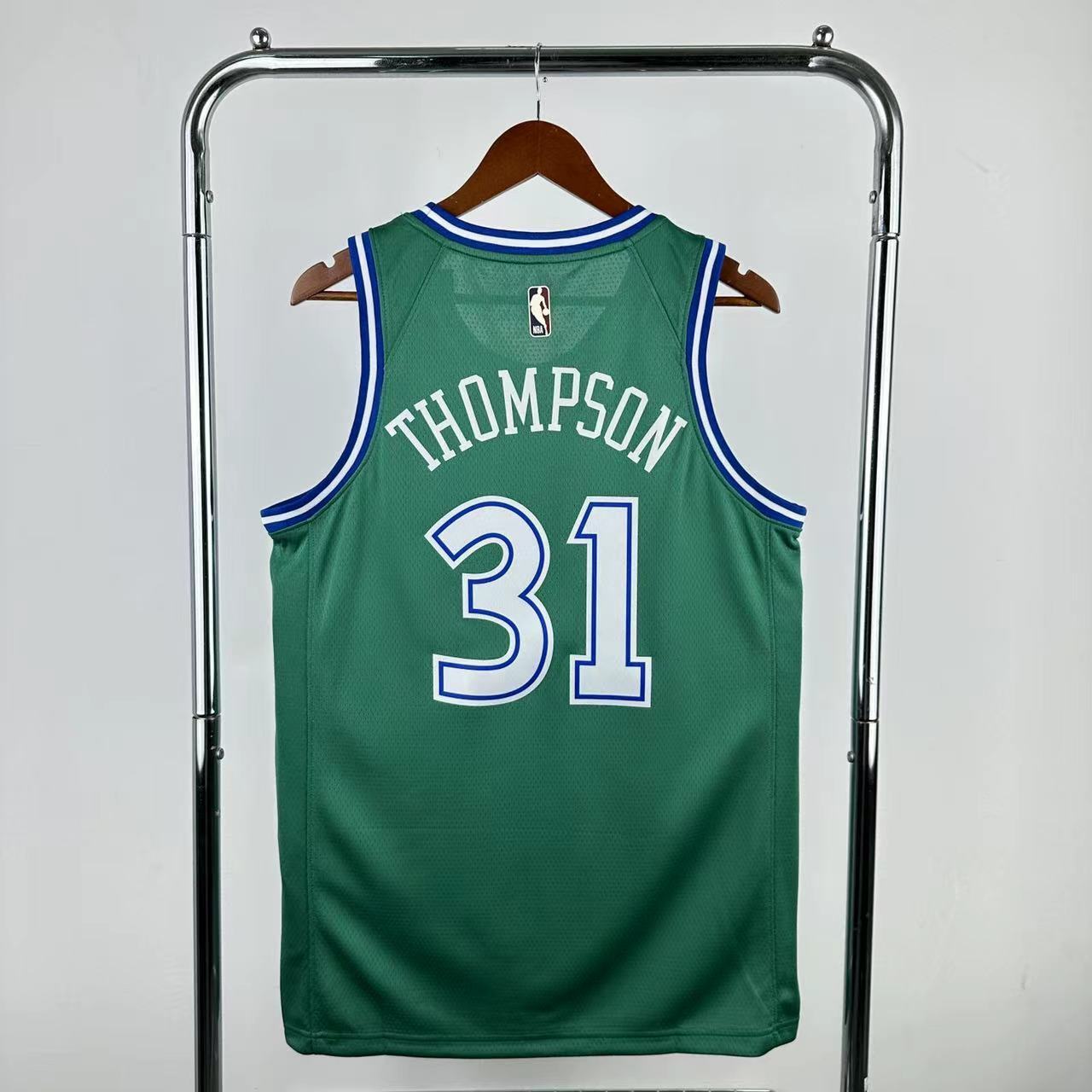 26 Season Mavericks Green #31 Thompson