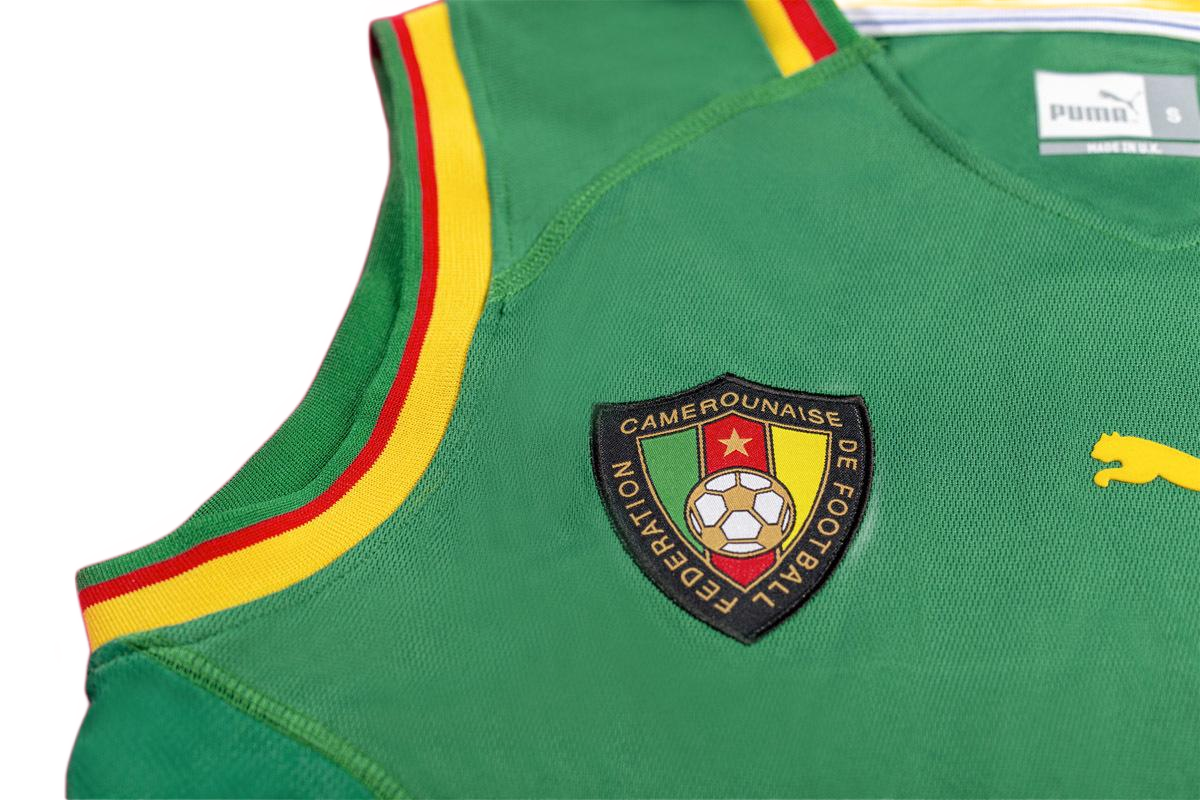 Retro Cameroon 2002 Home Sleevsless S-XXL 3