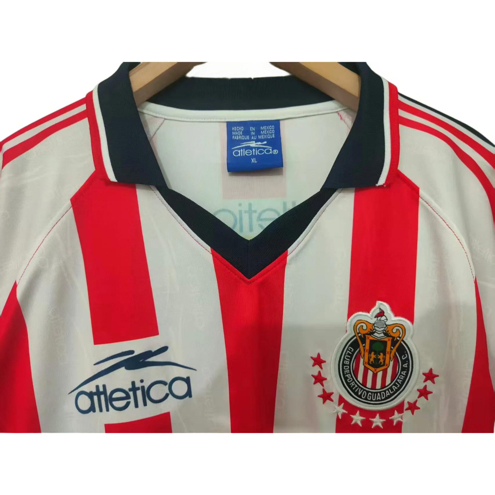 Retro Chivas 1998/99 Home Jersey Long Sleeves S-XXL 3